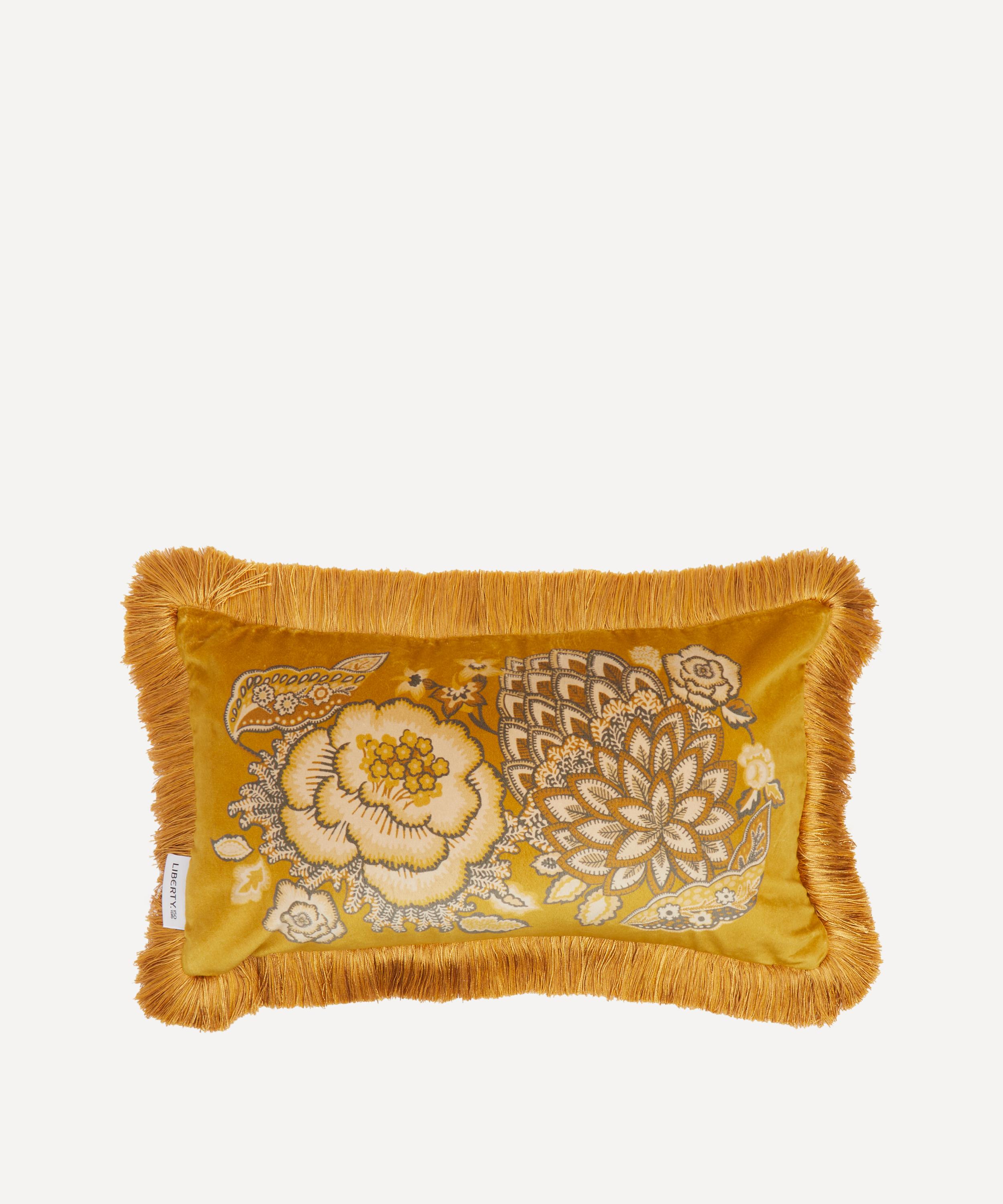 Liberty - Patricia Velvet Fringed Cushion