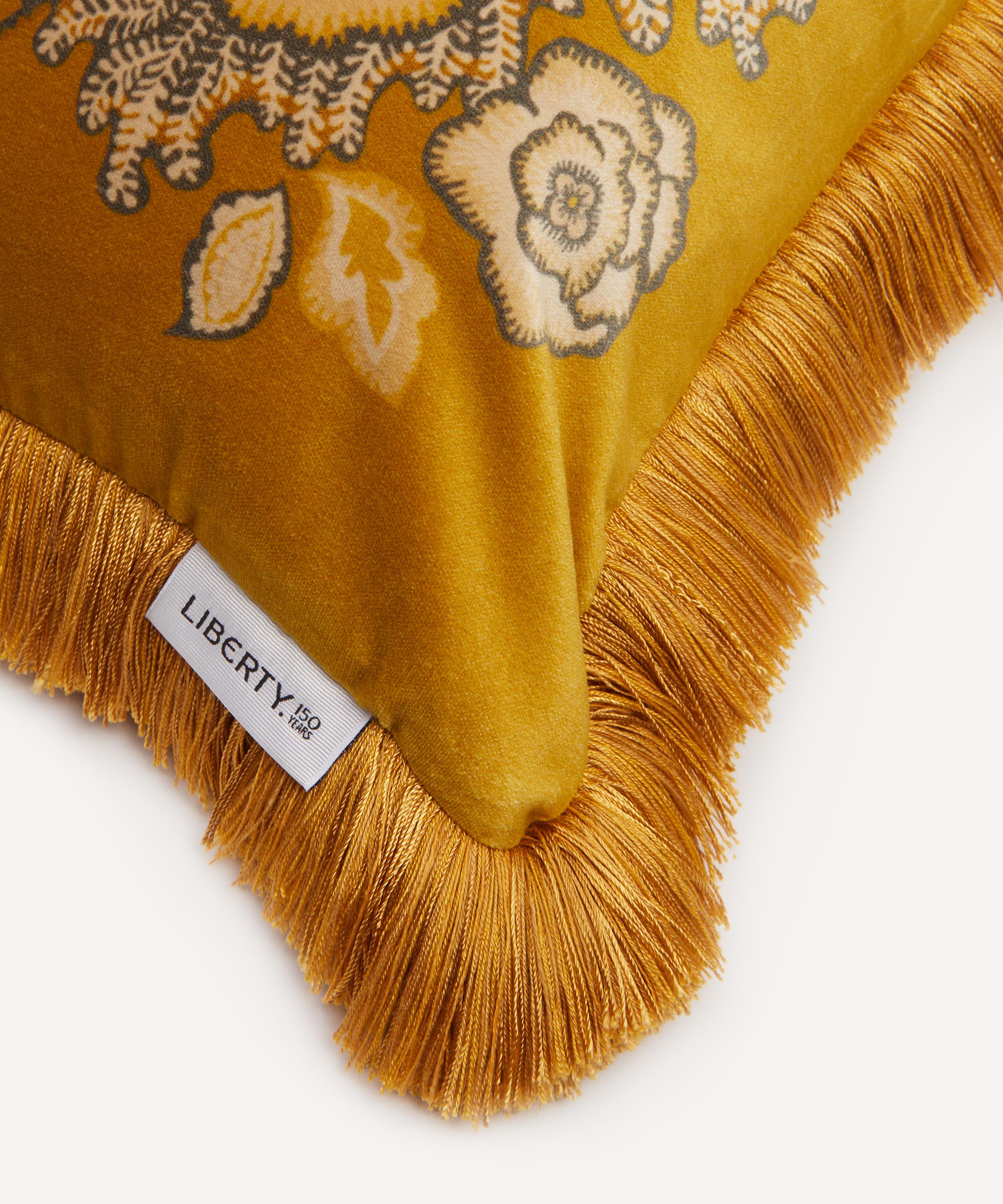 Liberty - Patricia Velvet Fringed Cushion image number 2