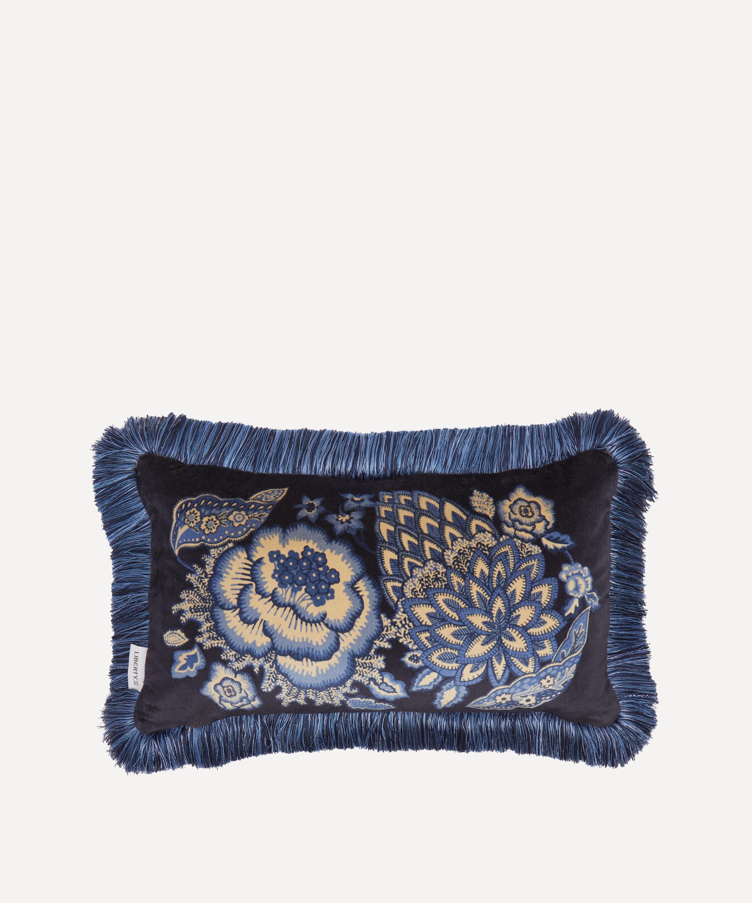 Liberty - Patricia Velvet Fringed Cushion