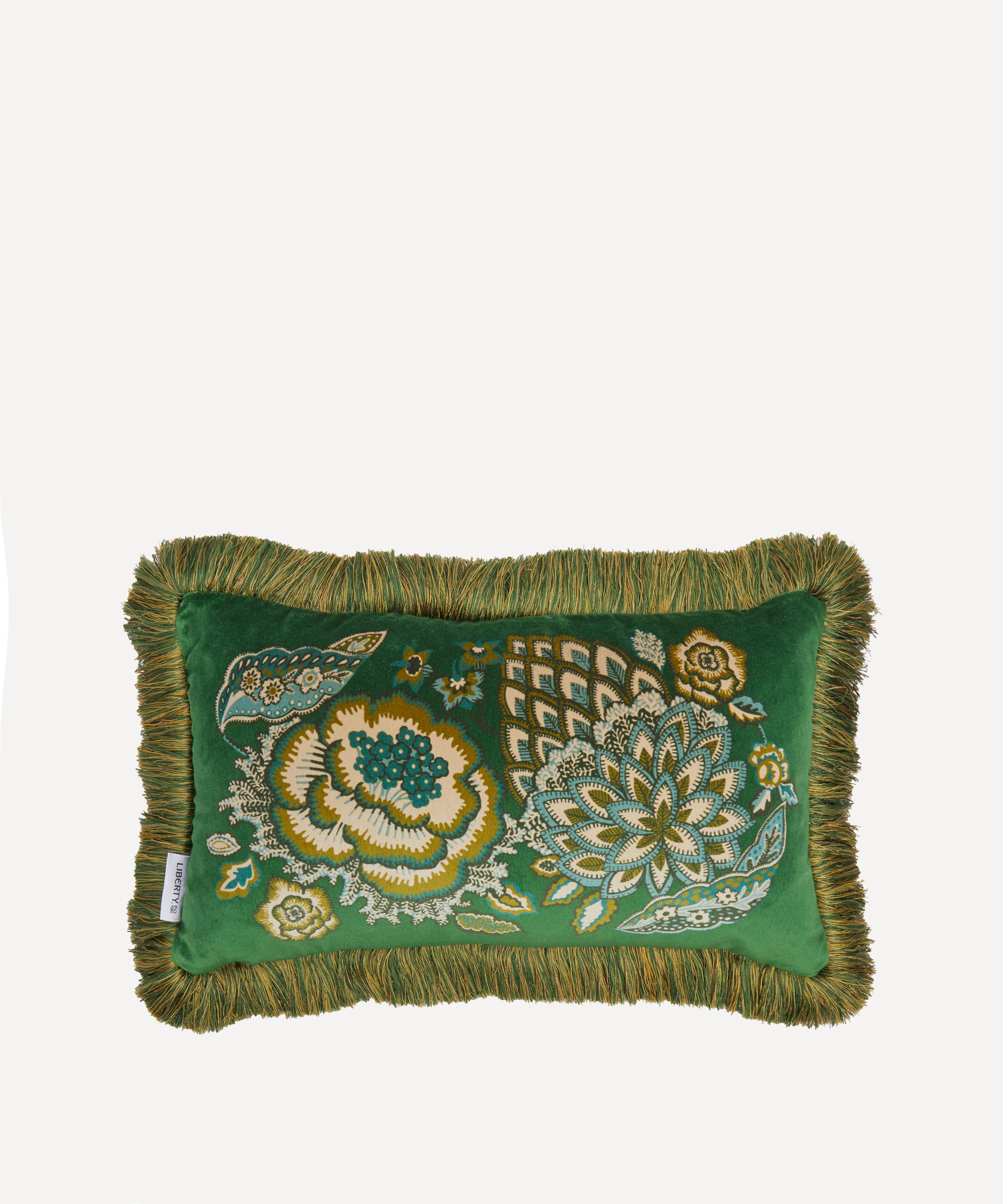 Liberty - Patricia Velvet Fringed Cushion