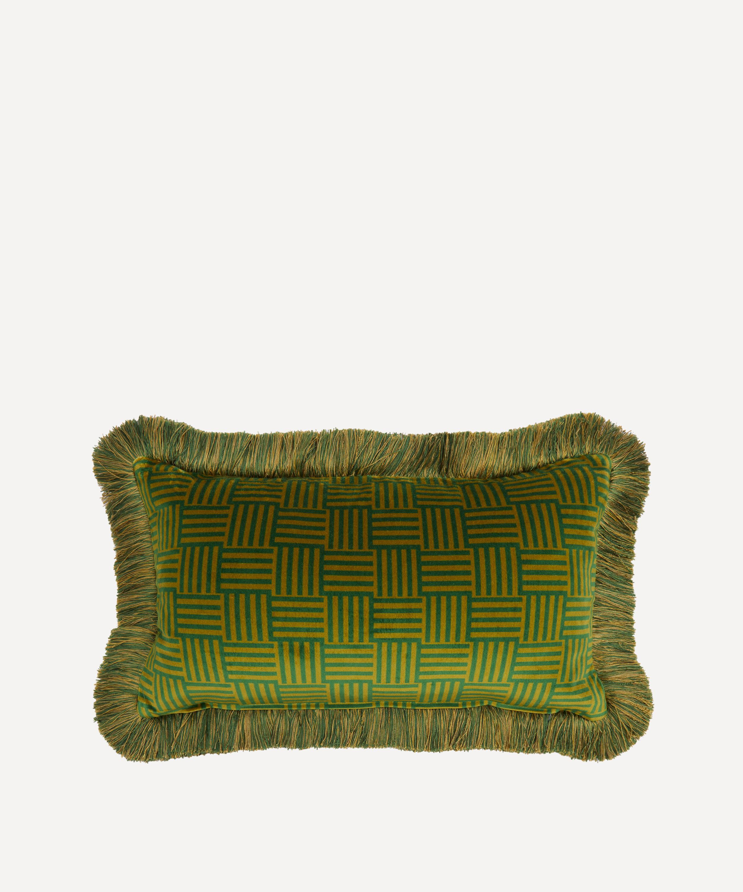 Liberty - Patricia Velvet Fringed Cushion image number 1
