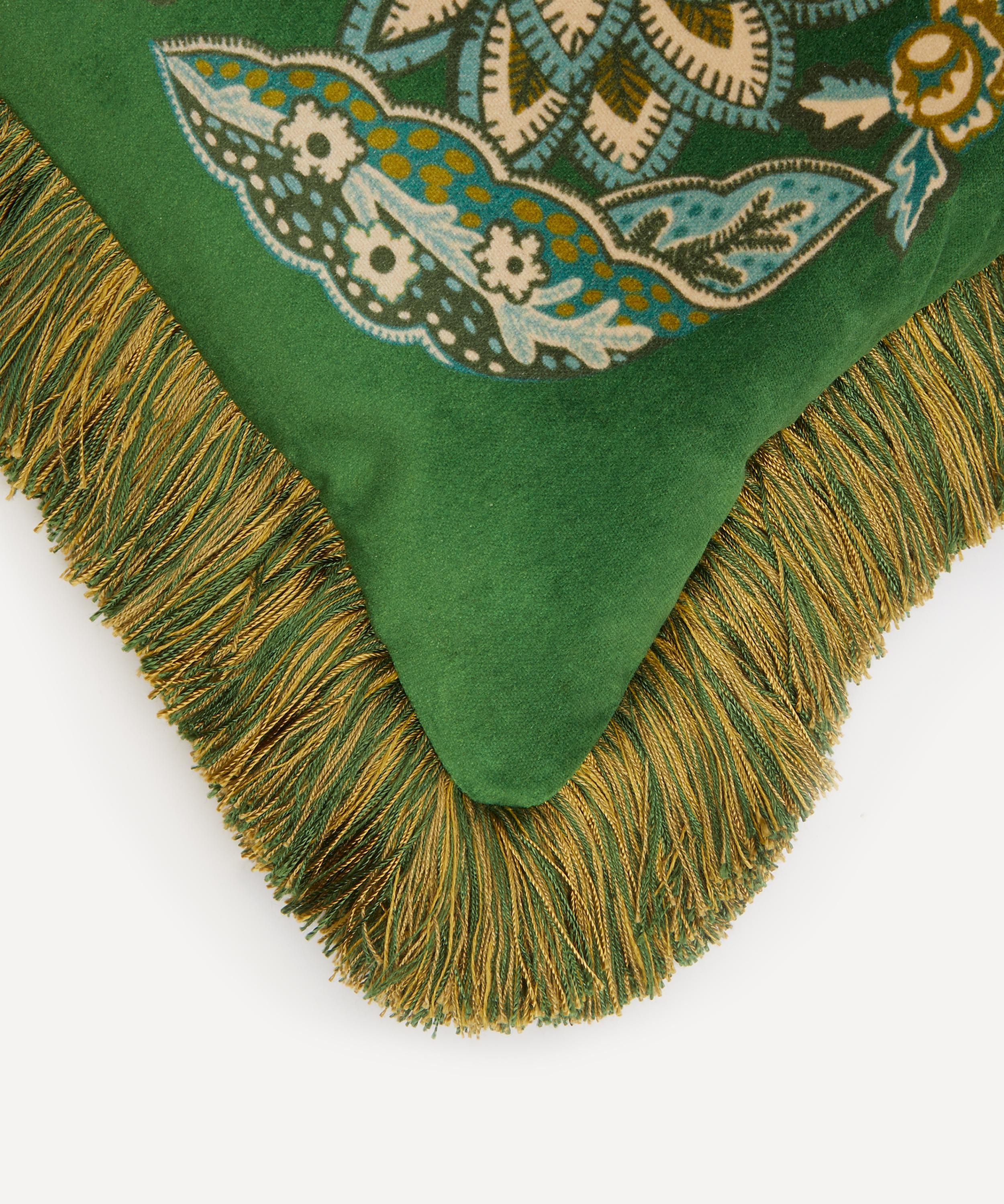 Liberty - Patricia Velvet Fringed Cushion image number 2