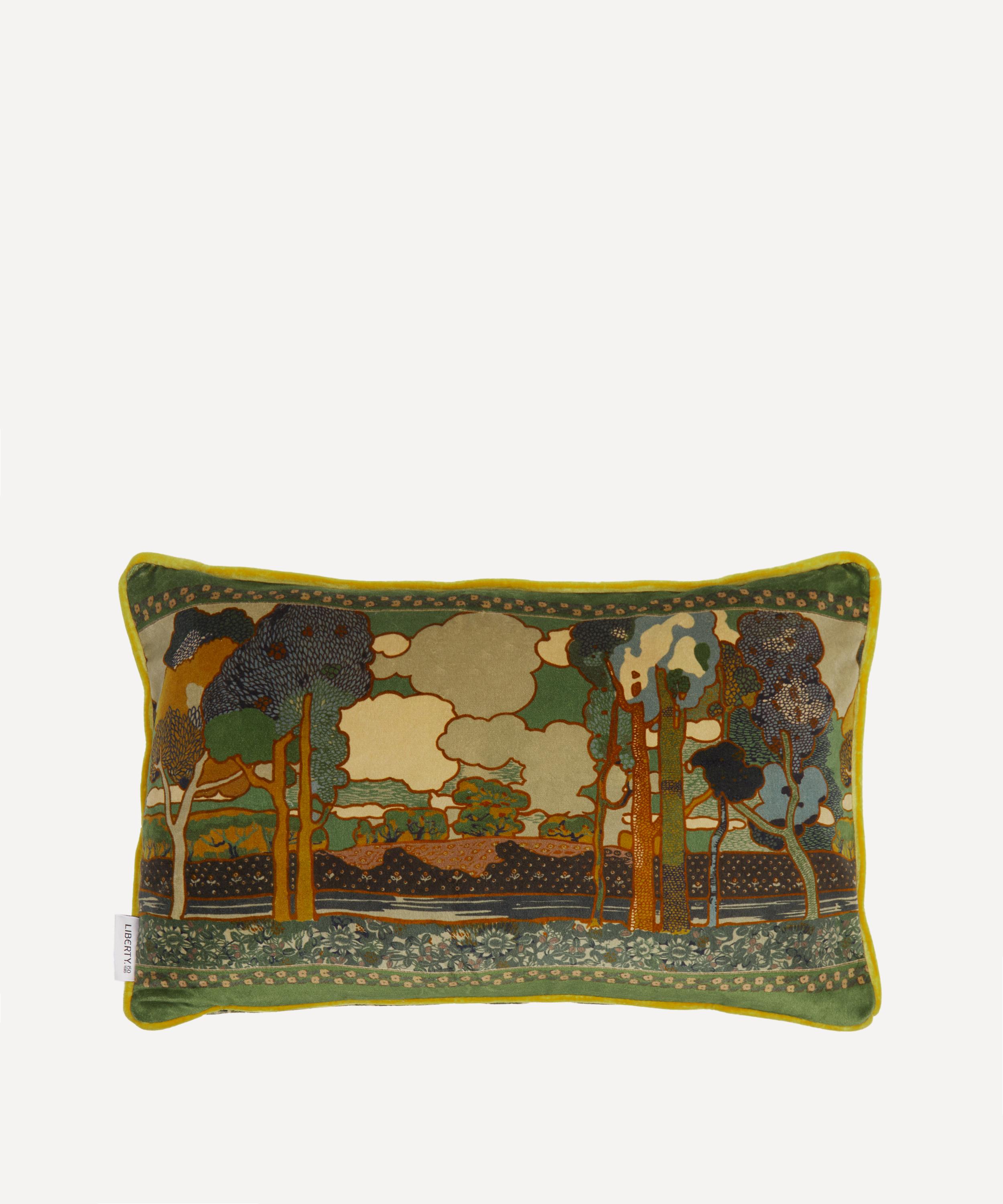 Liberty - Prospect Road Velvet Piped Cushion