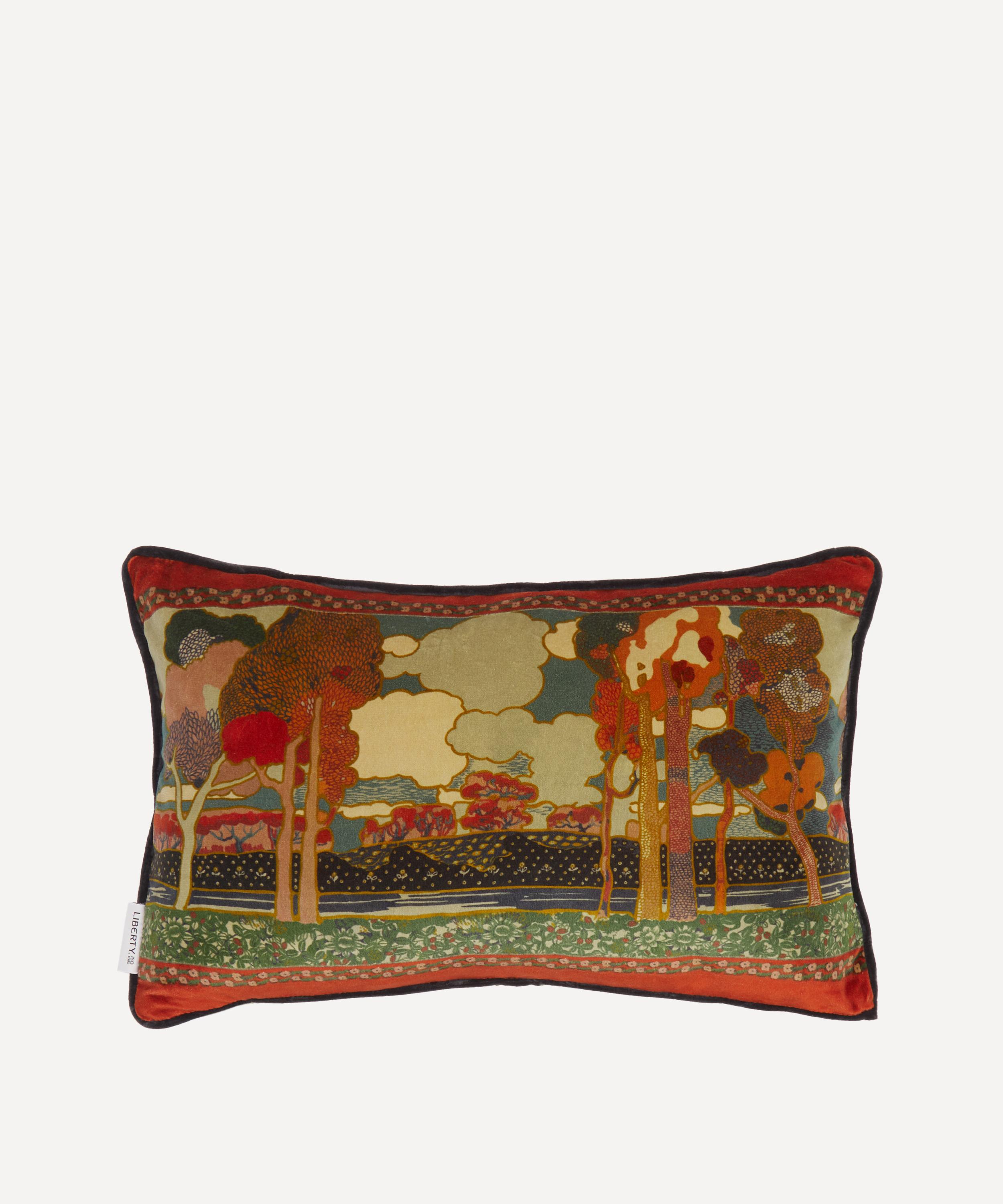 Liberty - Prospect Road Velvet Piped Cushion