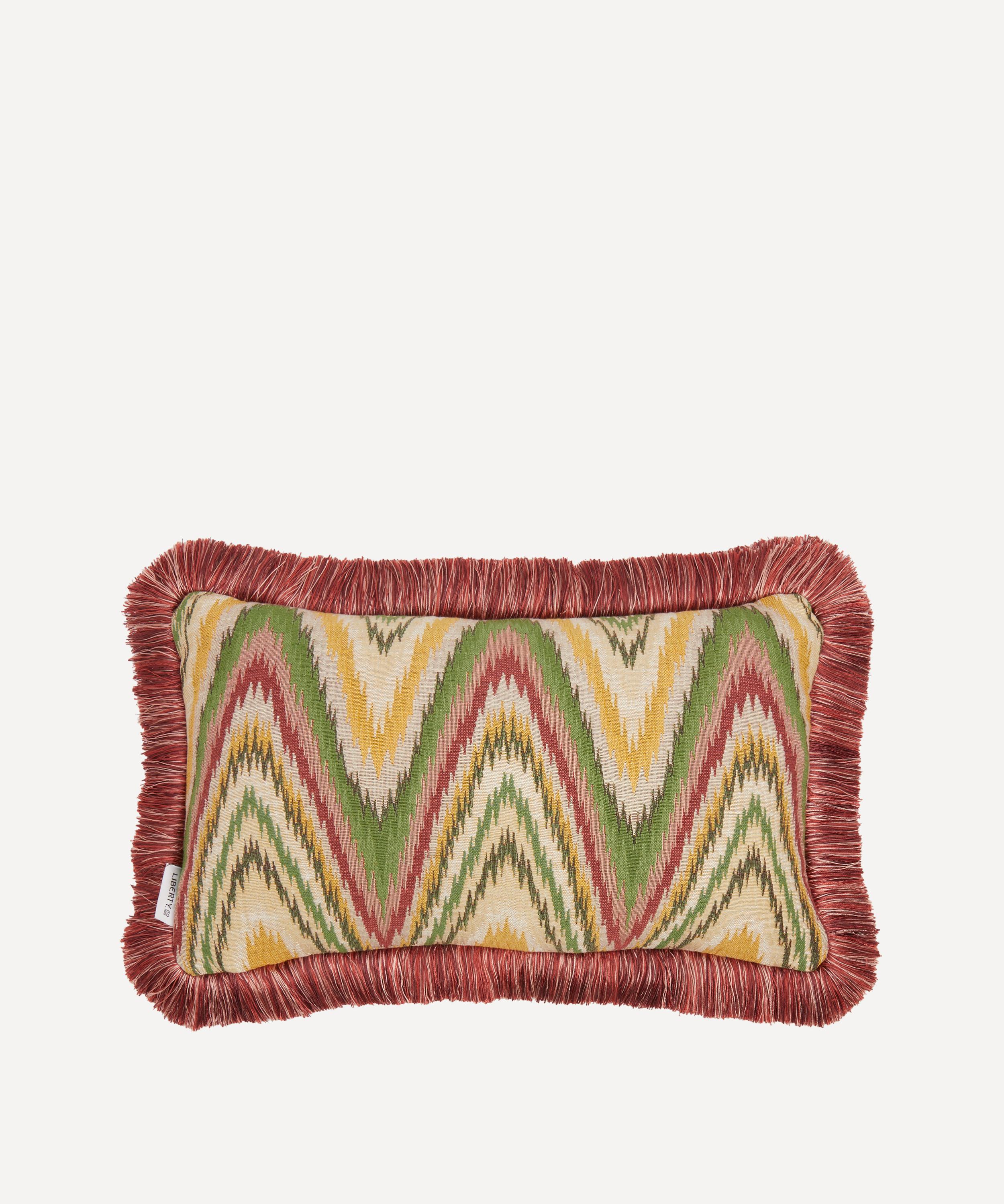 Liberty - Bombazine Velvet Fringed Cushion