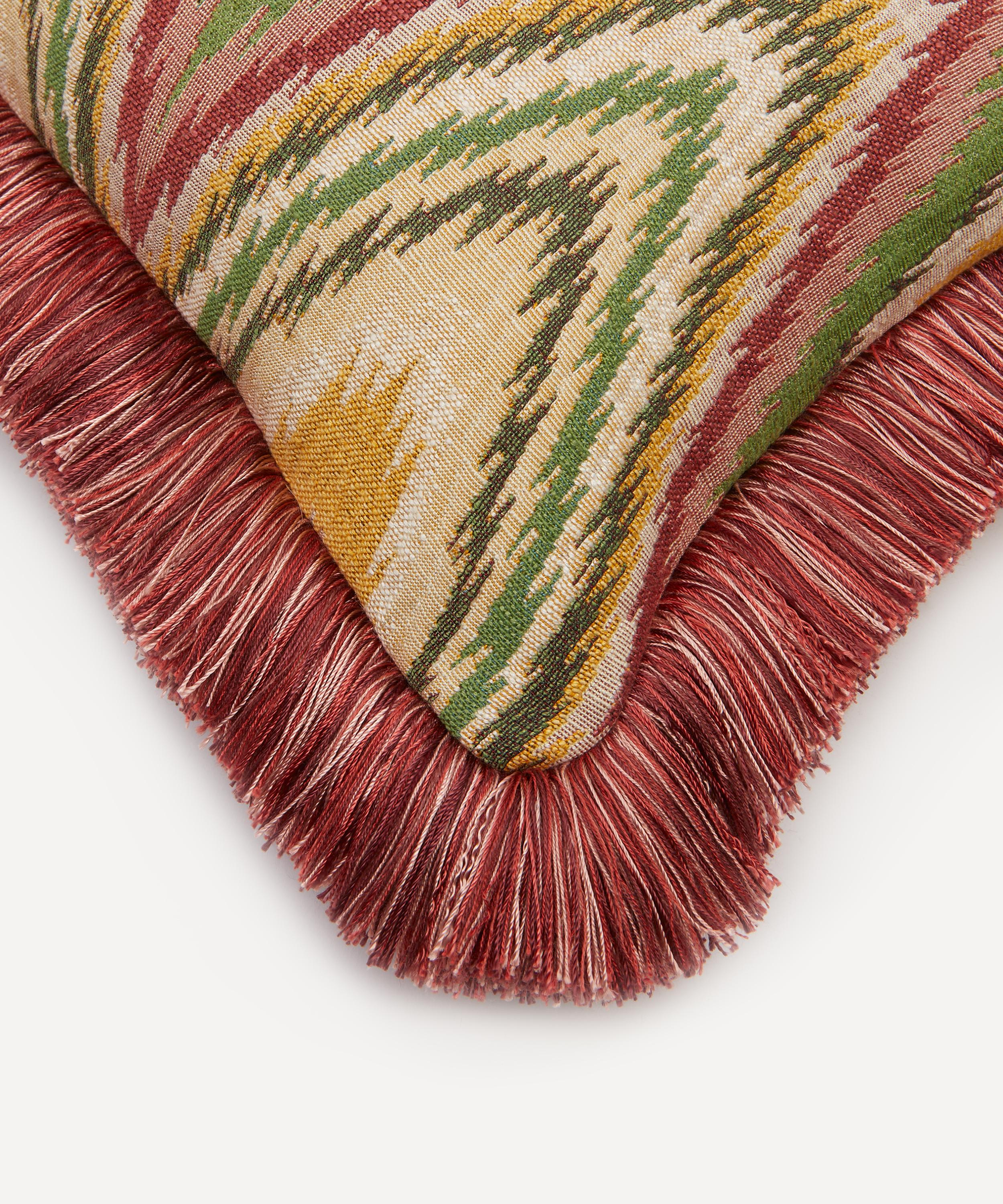 Liberty - Bombazine Velvet Fringed Cushion image number 2