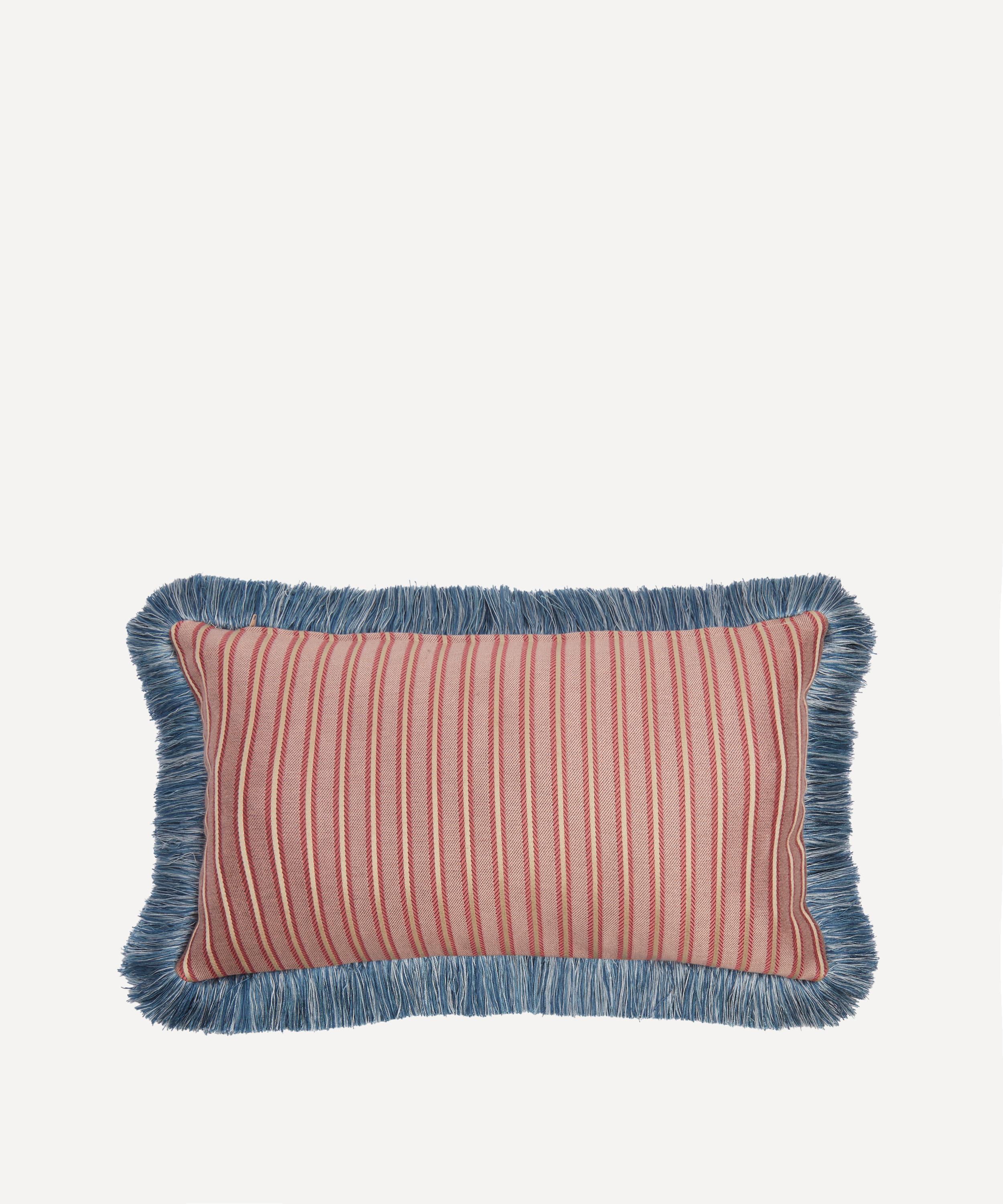 Liberty - Bombazine Velvet Fringed Cushion image number 1