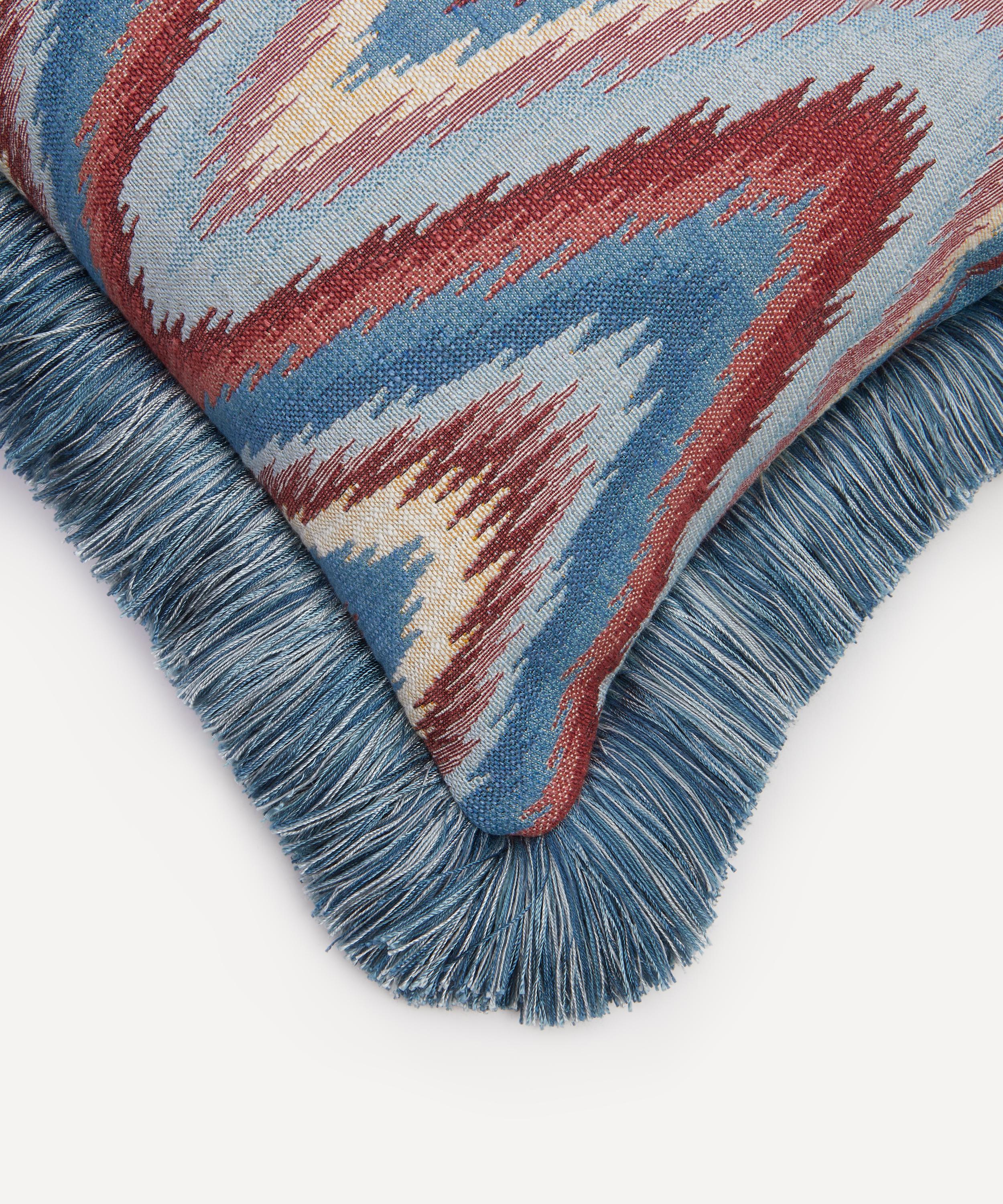 Liberty - Bombazine Velvet Fringed Cushion image number 2