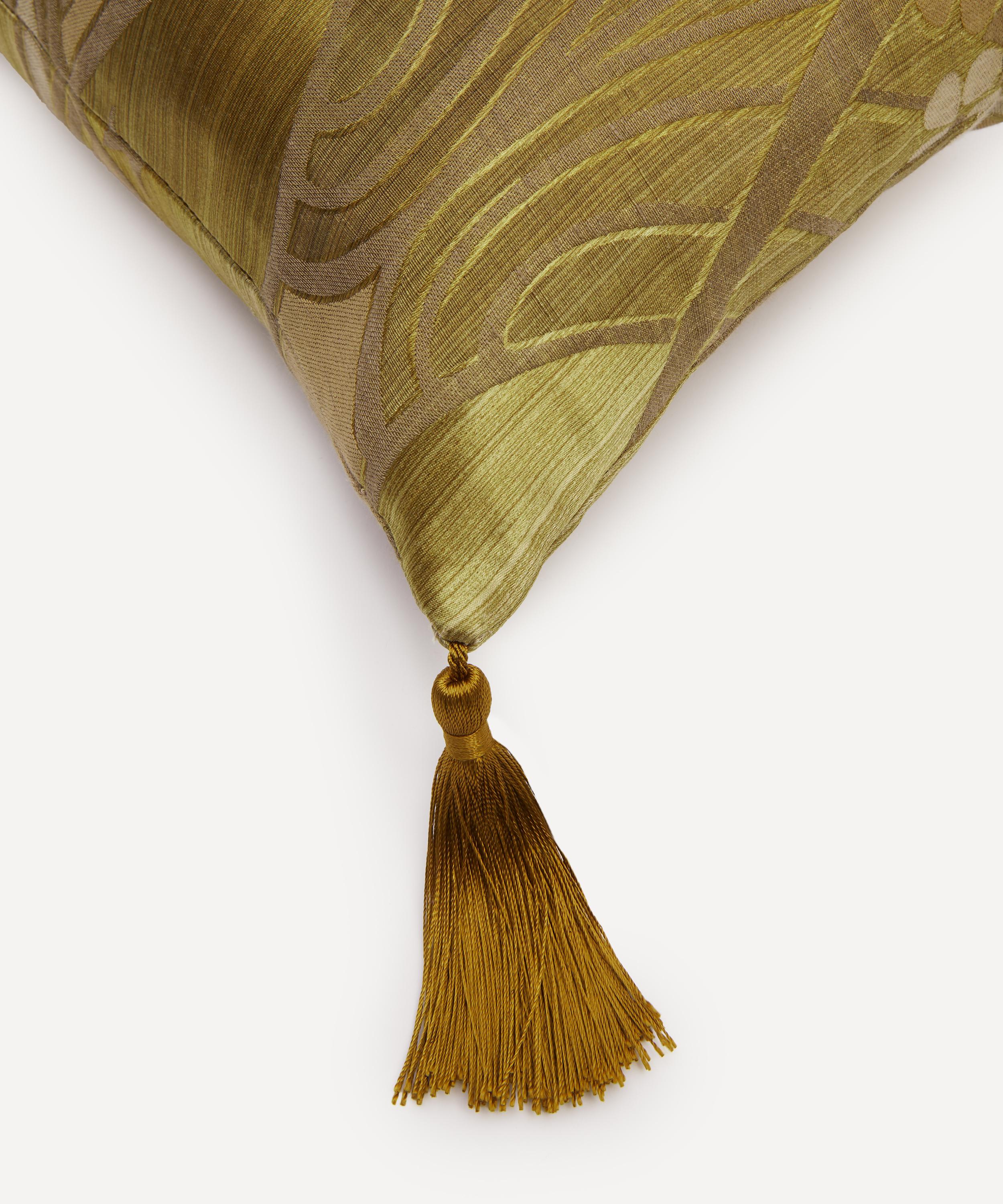 Liberty - Royal Ianthe Velvet Tasselled Cushion image number 2