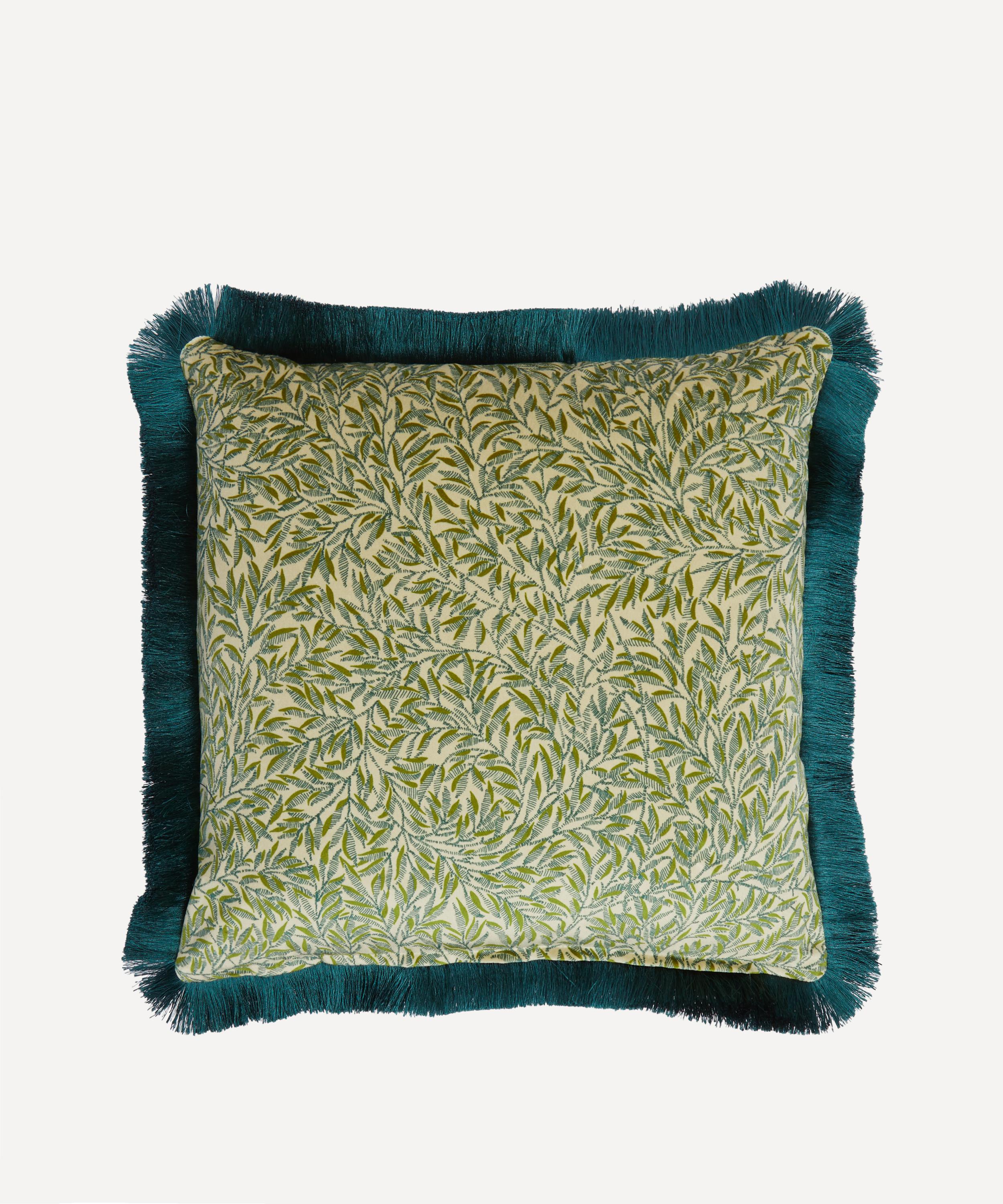 Liberty - Stolen Hearts Velvet Fringed Cushion image number 1