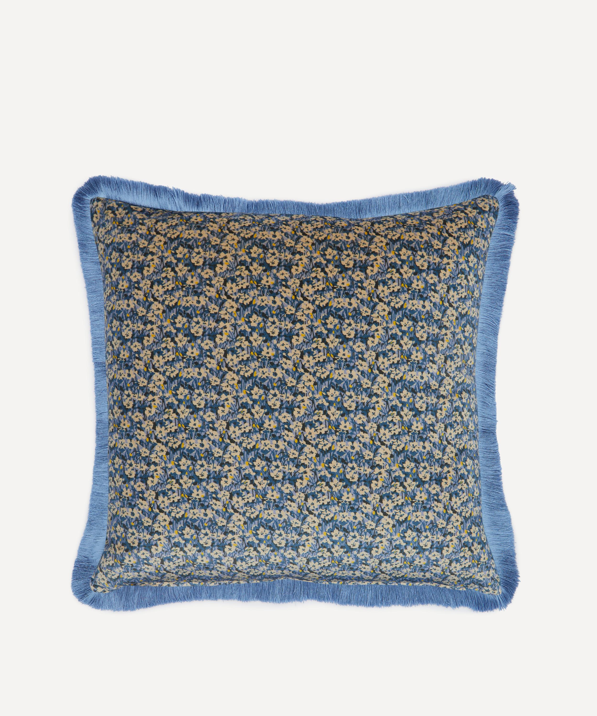 Liberty - Love Liberty Velvet Fringed Cushion image number 1