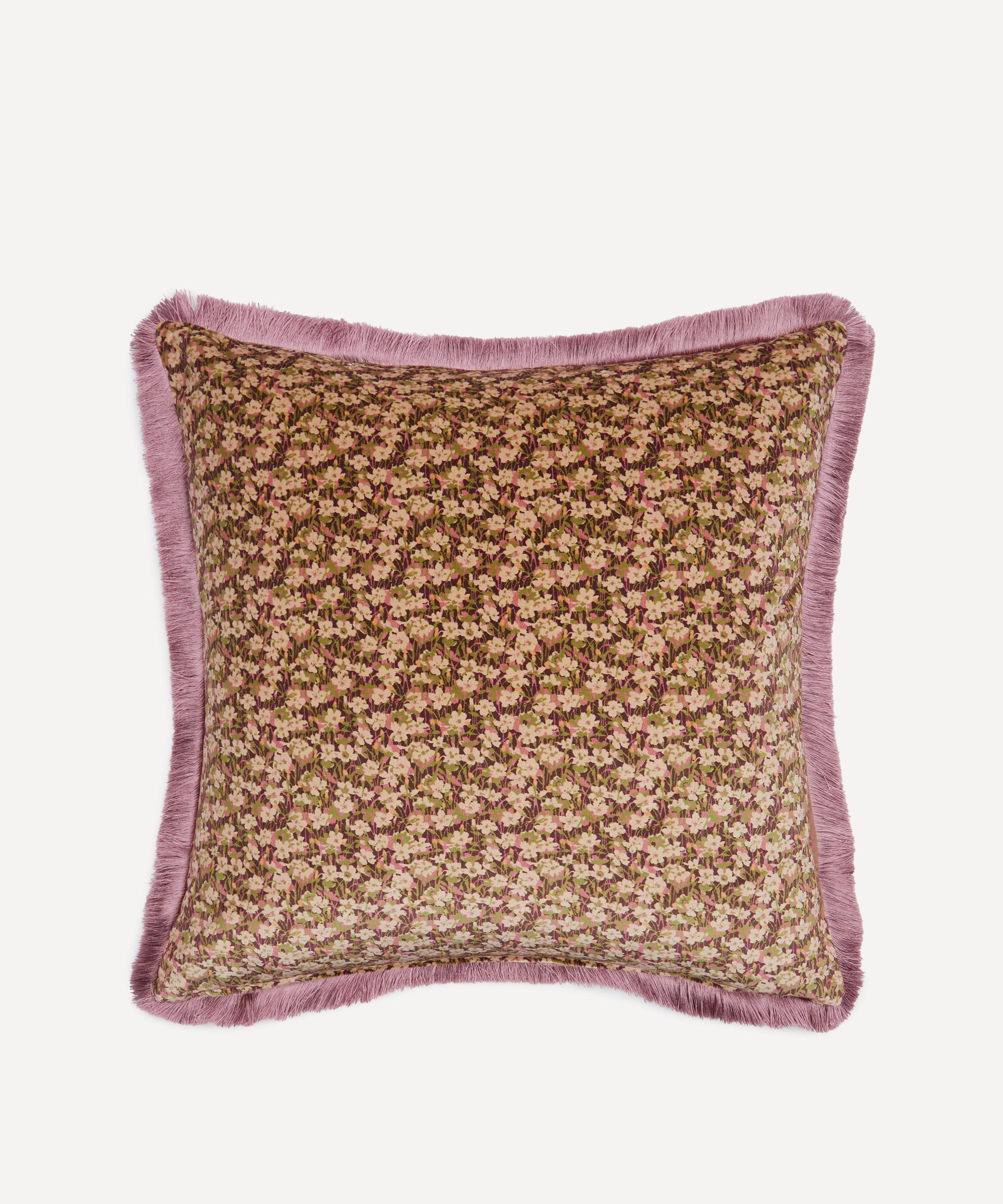 Liberty - Love Liberty Velvet Fringed Cushion image number 1