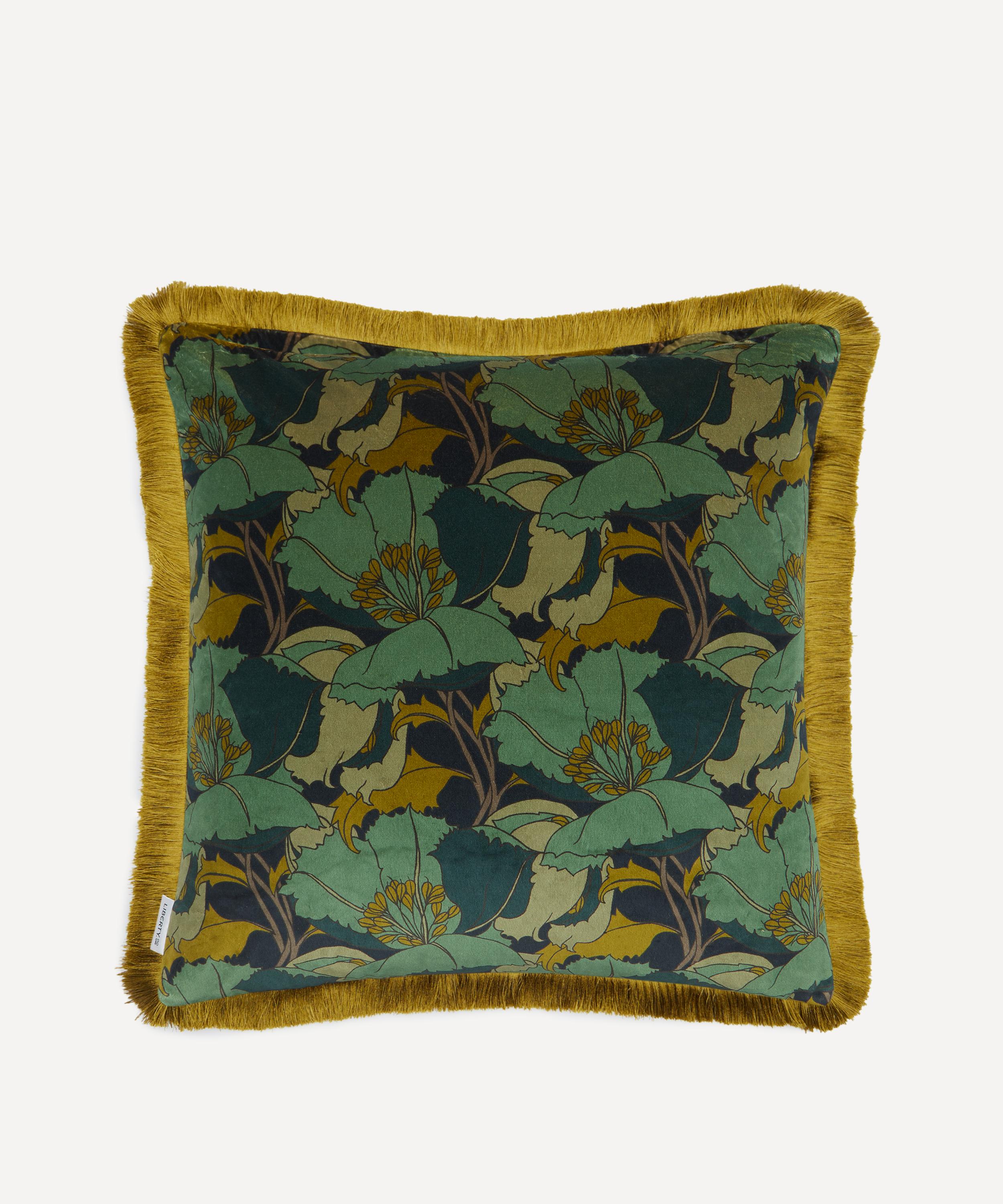 Liberty - Eustacia Velvet Fringed Cushion