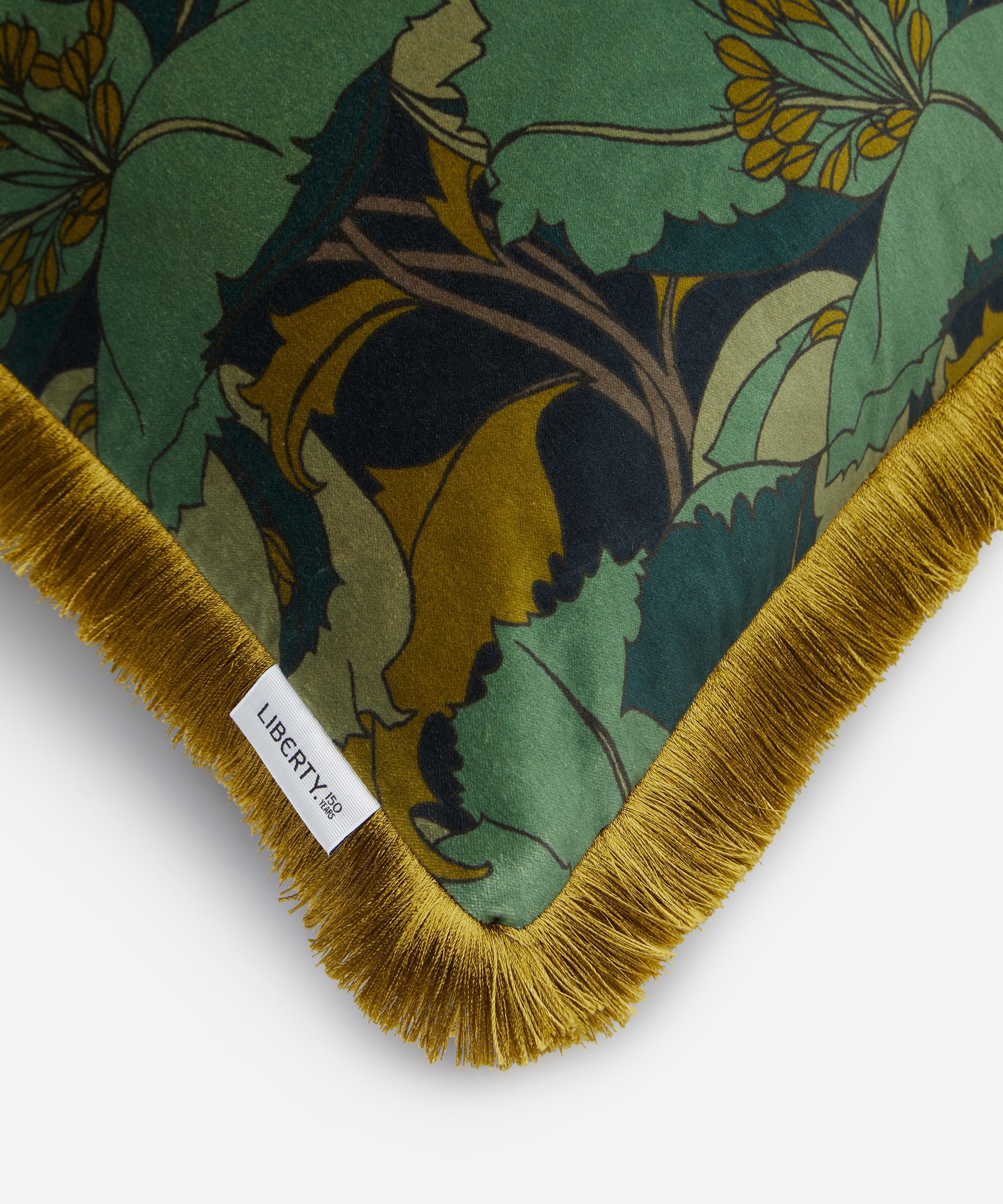 Liberty - Eustacia Velvet Fringed Cushion image number 2