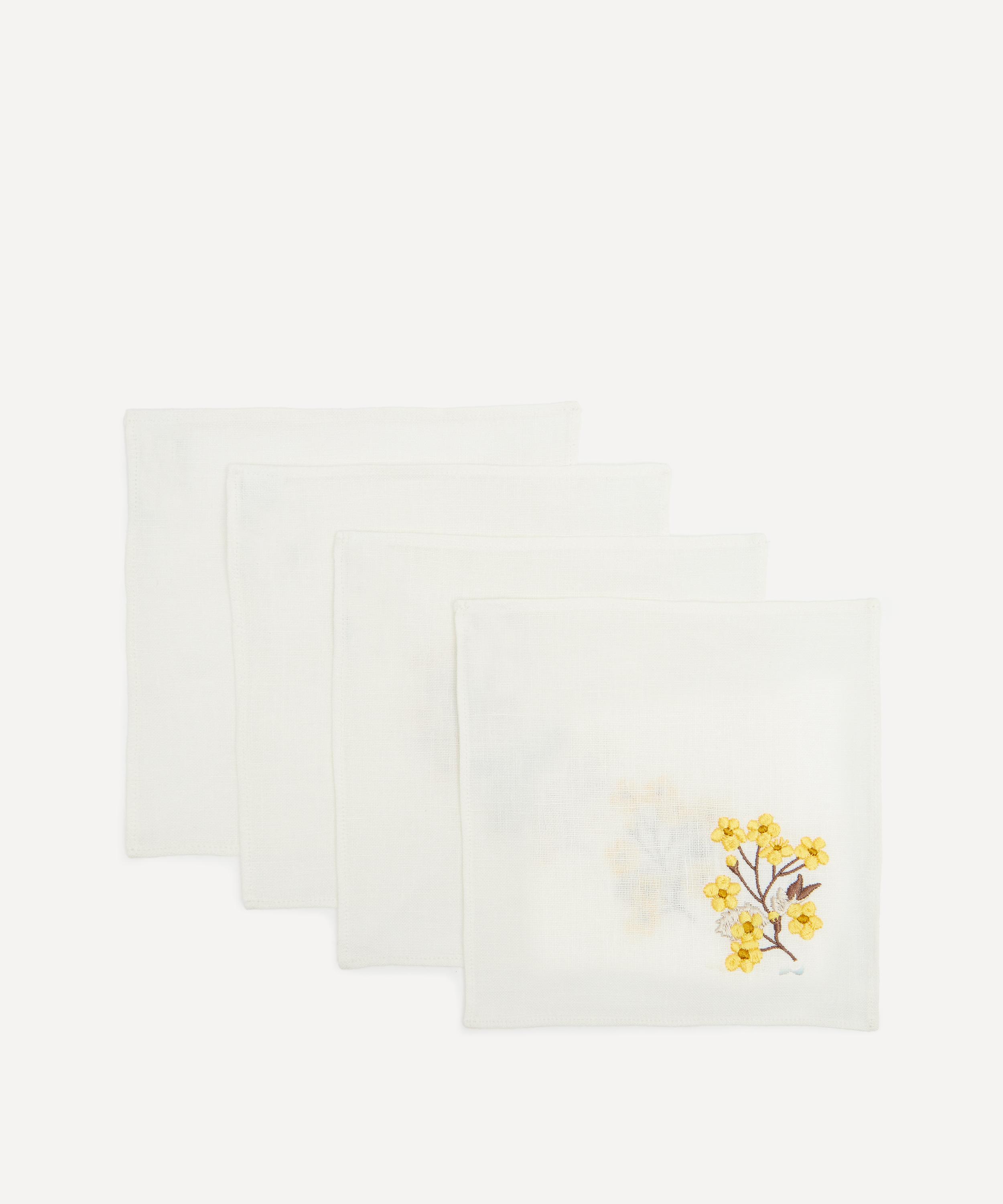 Liberty - Mitsi Linen Cocktail Napkins Set of Four image number 1