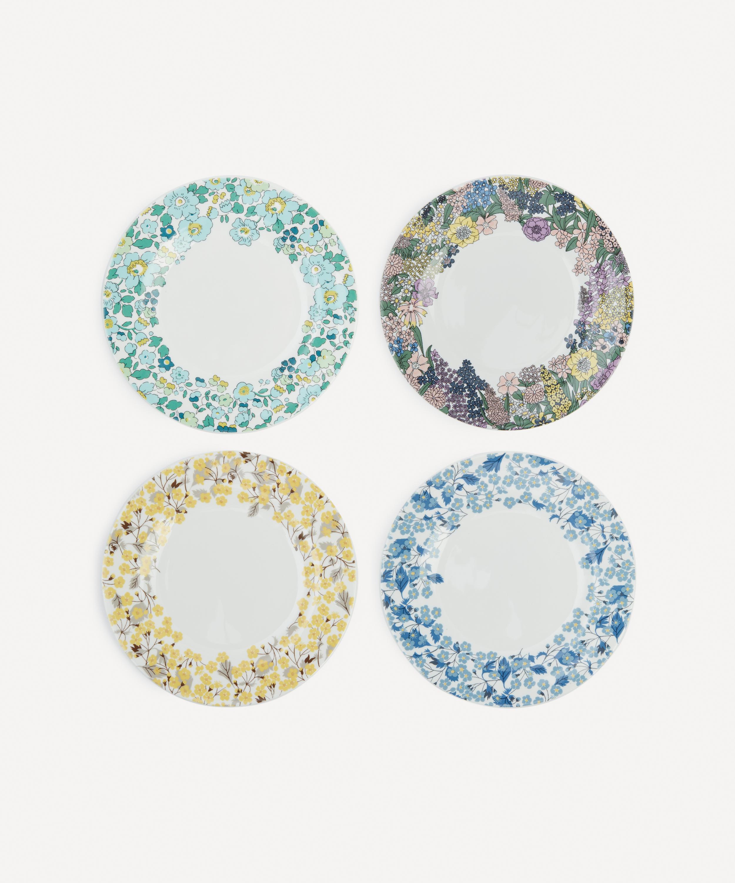 Liberty - Floral Dessert Plates Set of Four