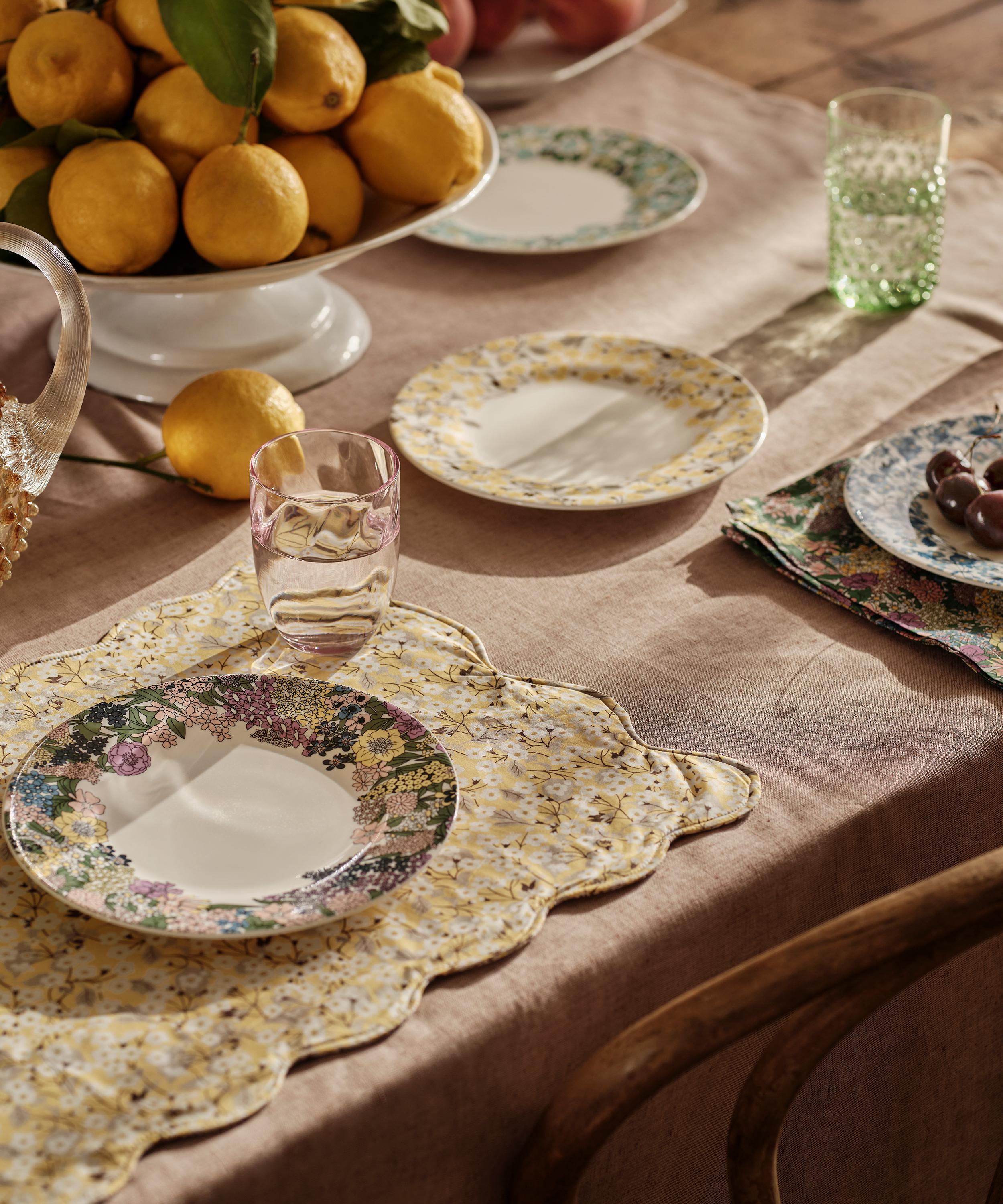 Liberty - Floral Dessert Plates Set of Four image number 1