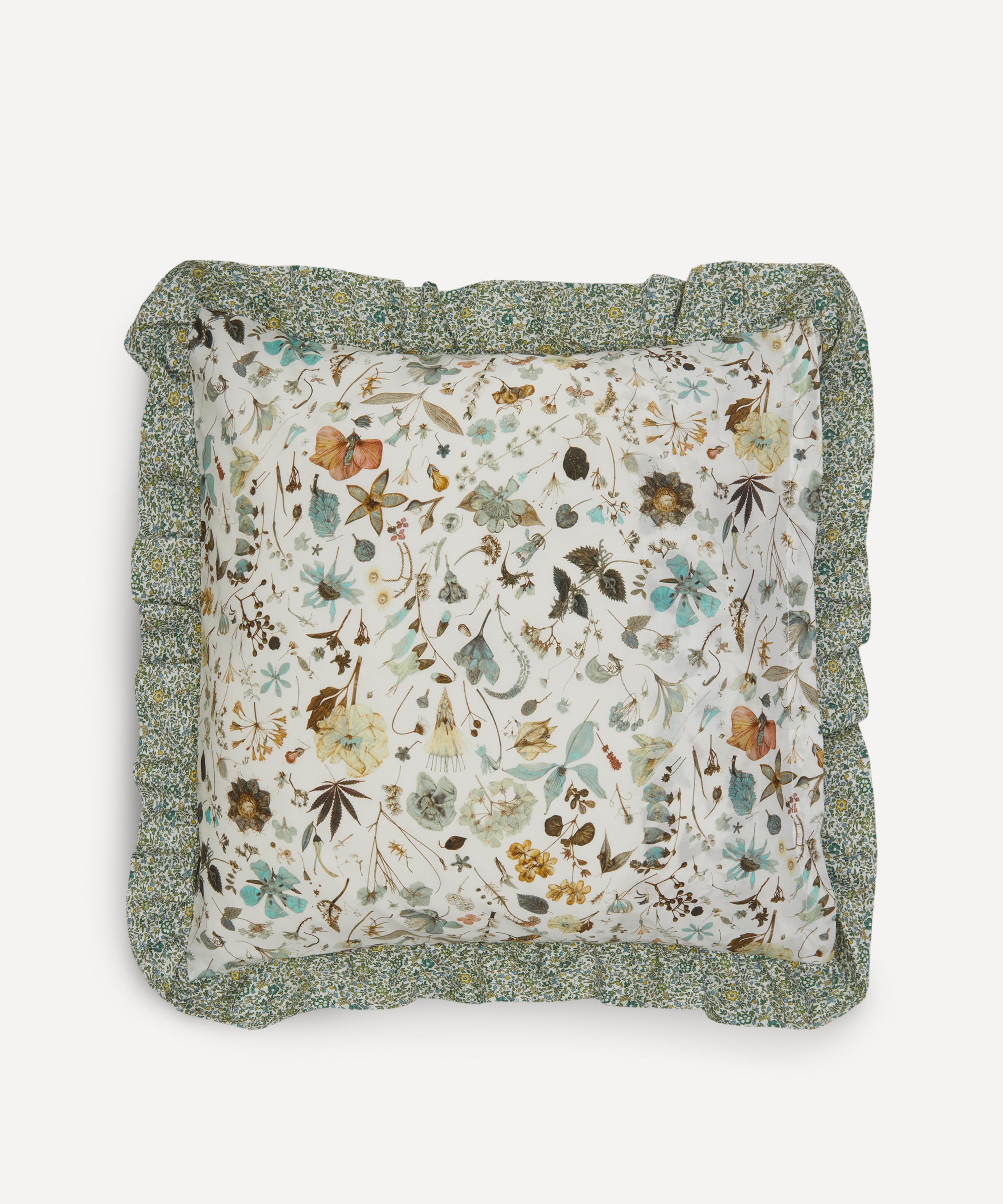 Liberty - Floral Eve Tana Lawn&trade; Cotton&nbsp;Ruffled Pillowcase image number 1