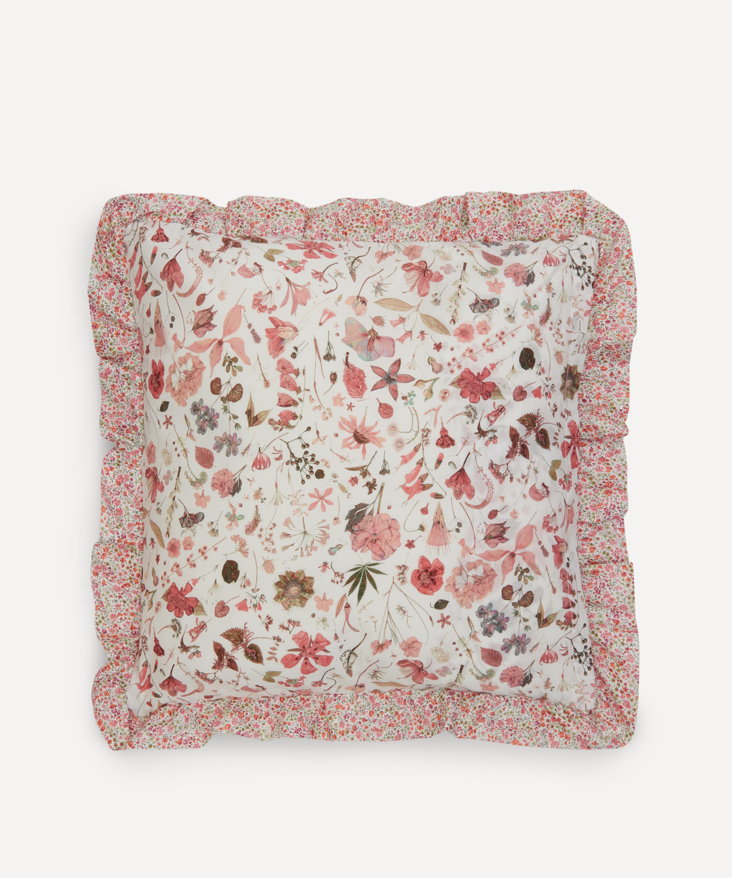 Liberty - Floral Eve Tana Lawn&trade; Cotton&nbsp;Ruffled Pillowcase image number 1