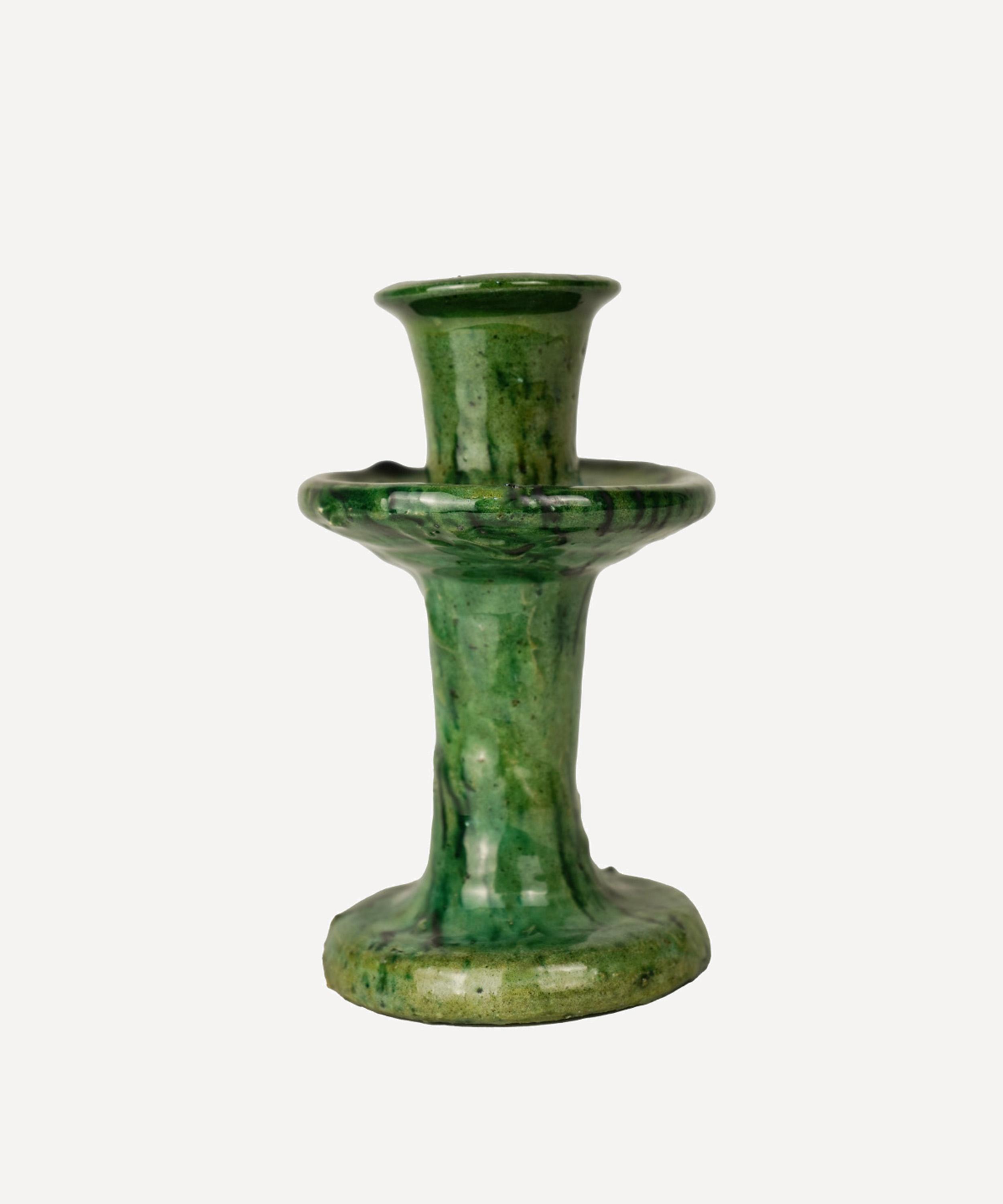 Moroccan White - Tamegroute Small Candleholder