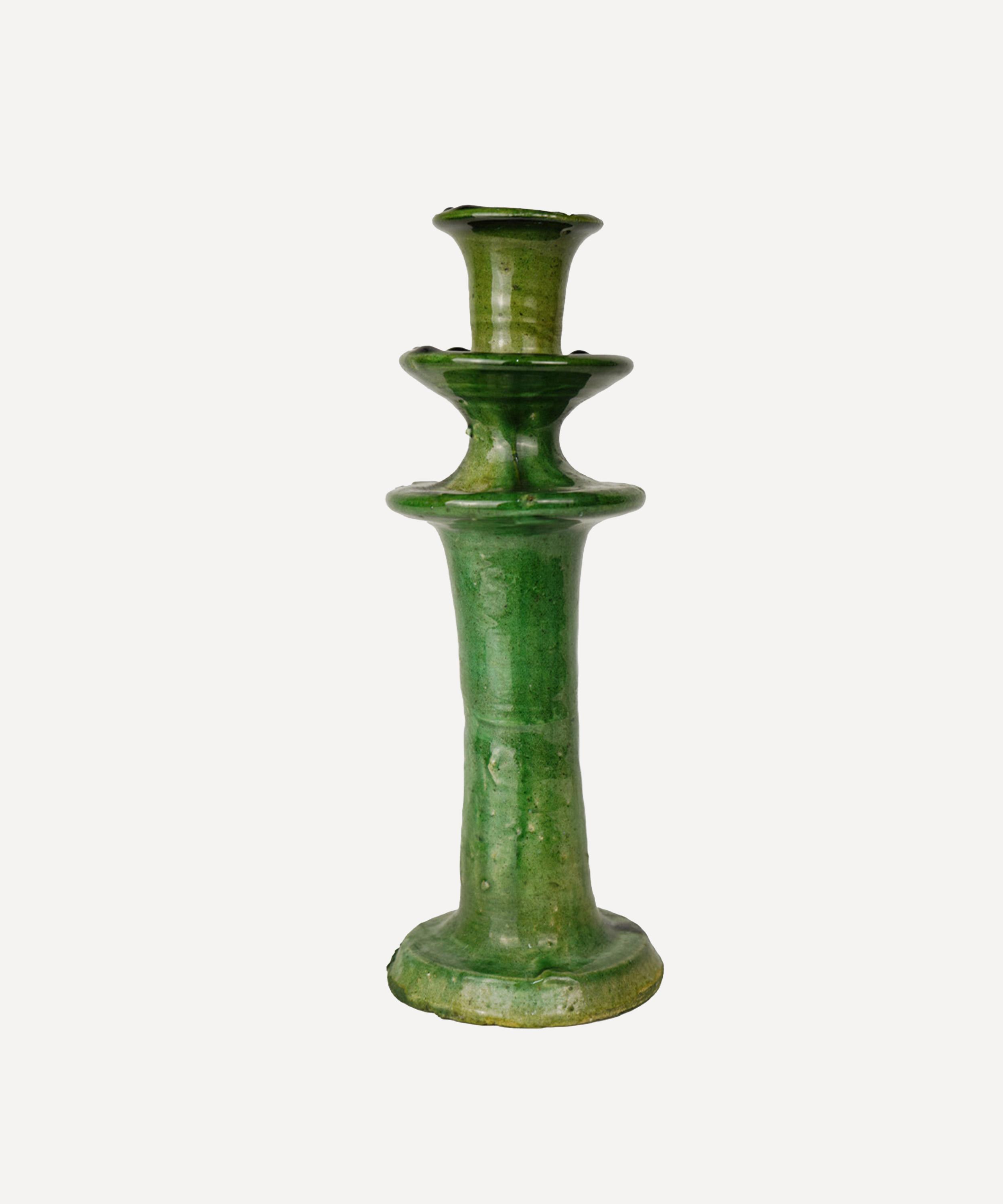 Moroccan White - Tamegroute Large Candleholder