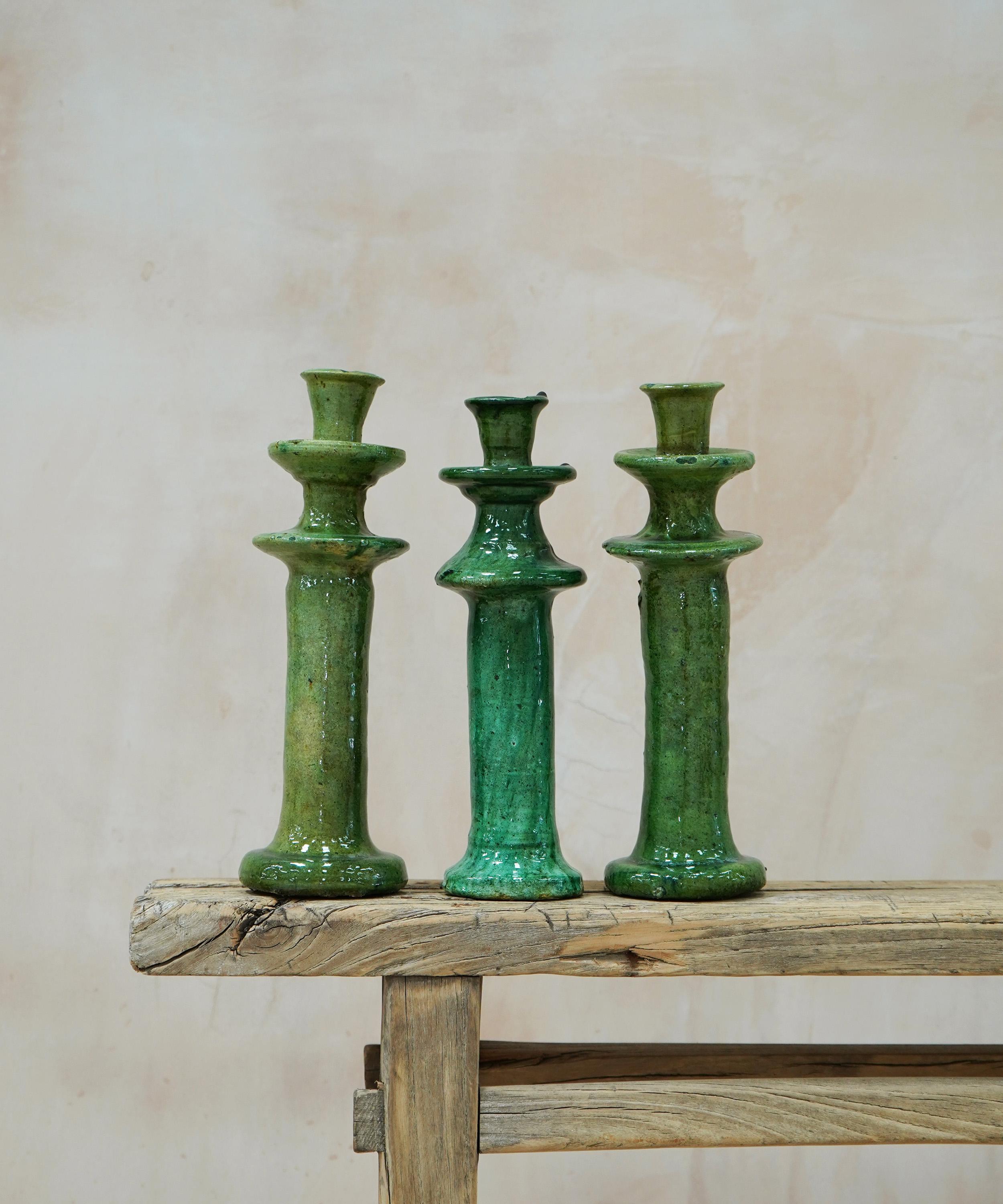 Moroccan White - Tamegroute Large Candleholder image number 1