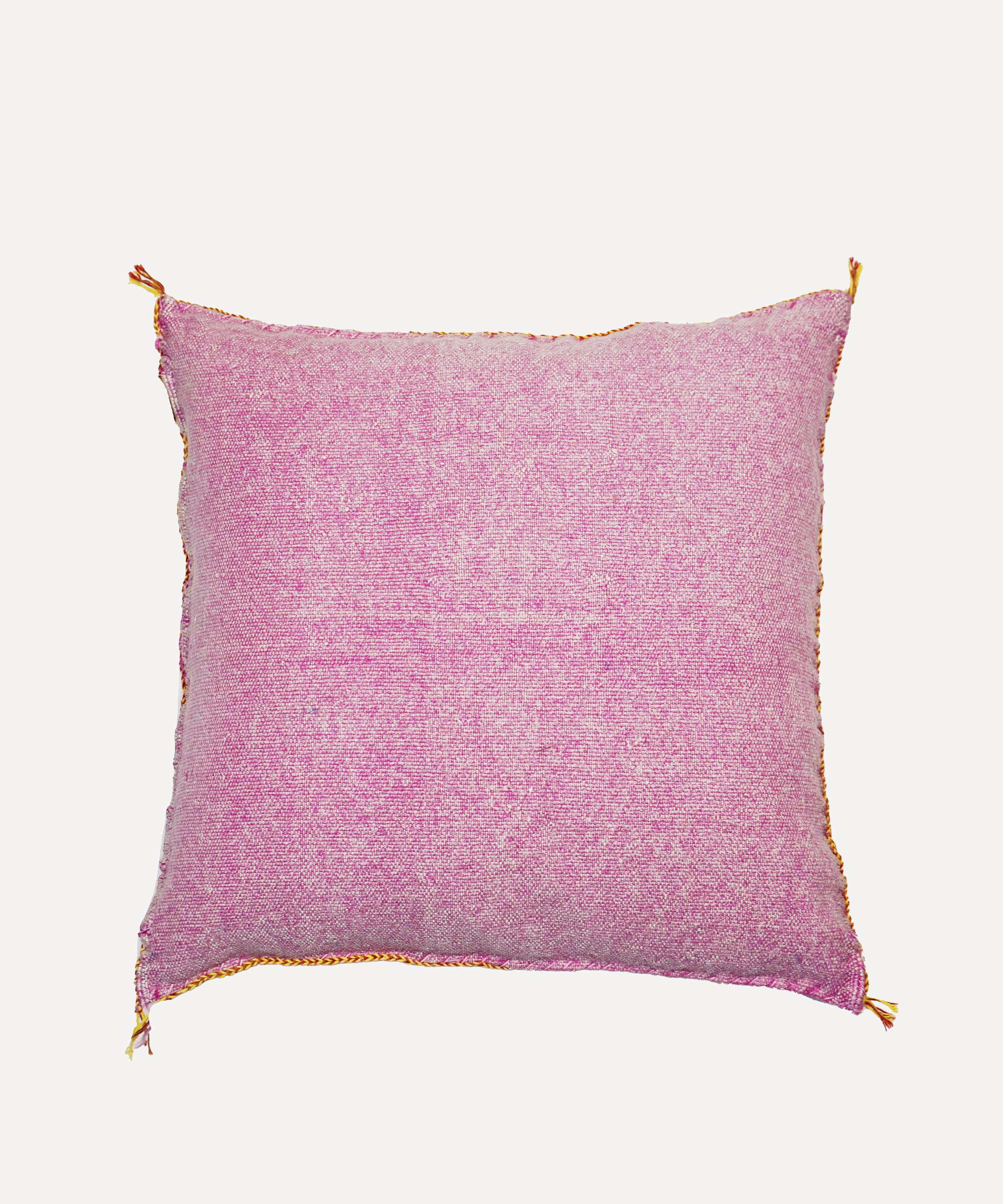 Moroccan White - Cactus Silk Cushion image number 1