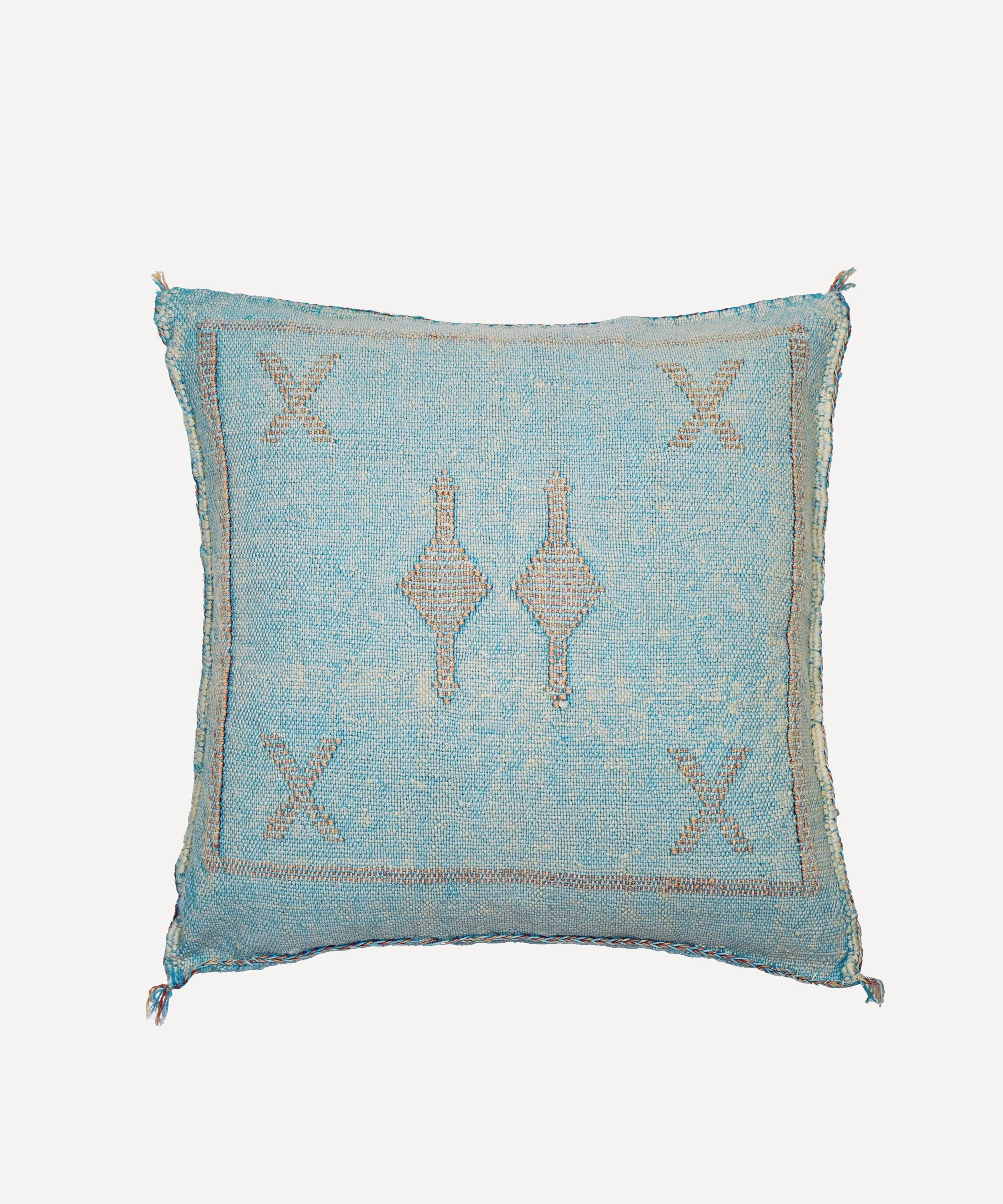 Moroccan White - Cactus Silk Cushion