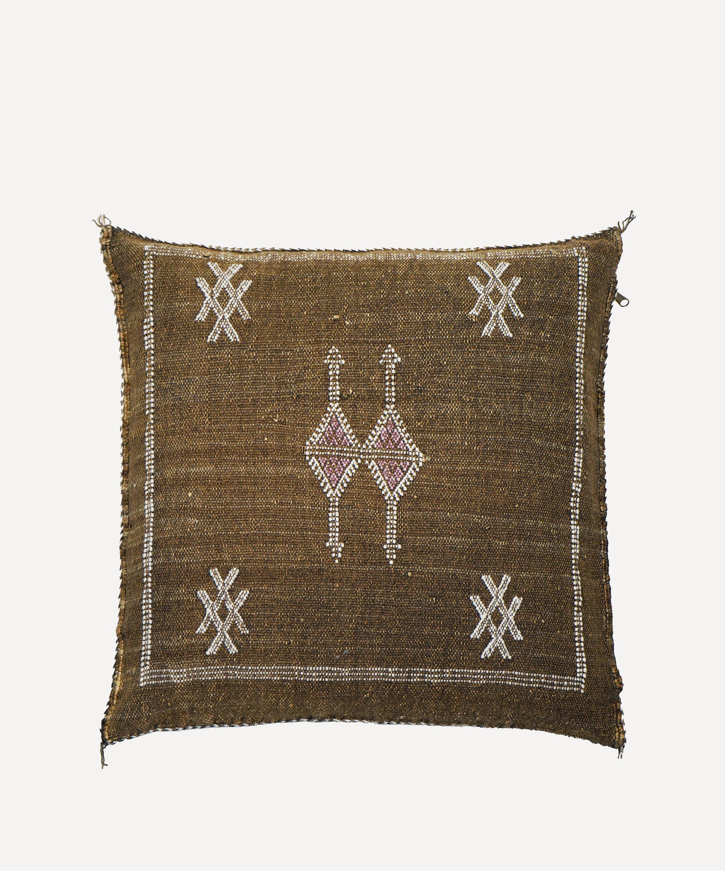 Moroccan White - Cactus Silk Cushion