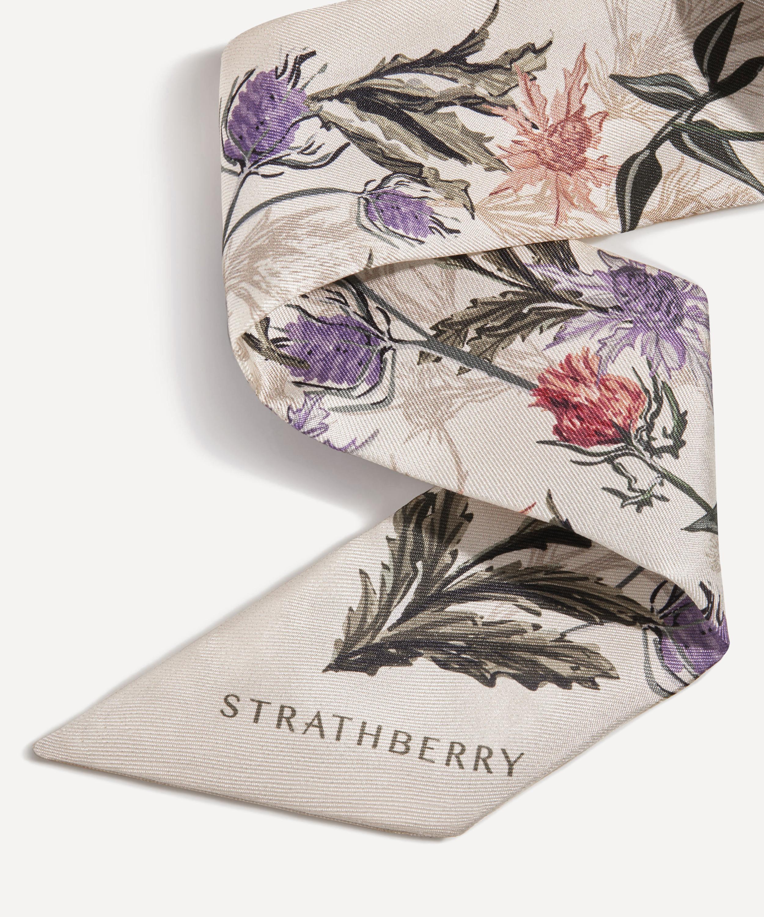 Strathberry - Skinny Silk Scarf image number 1