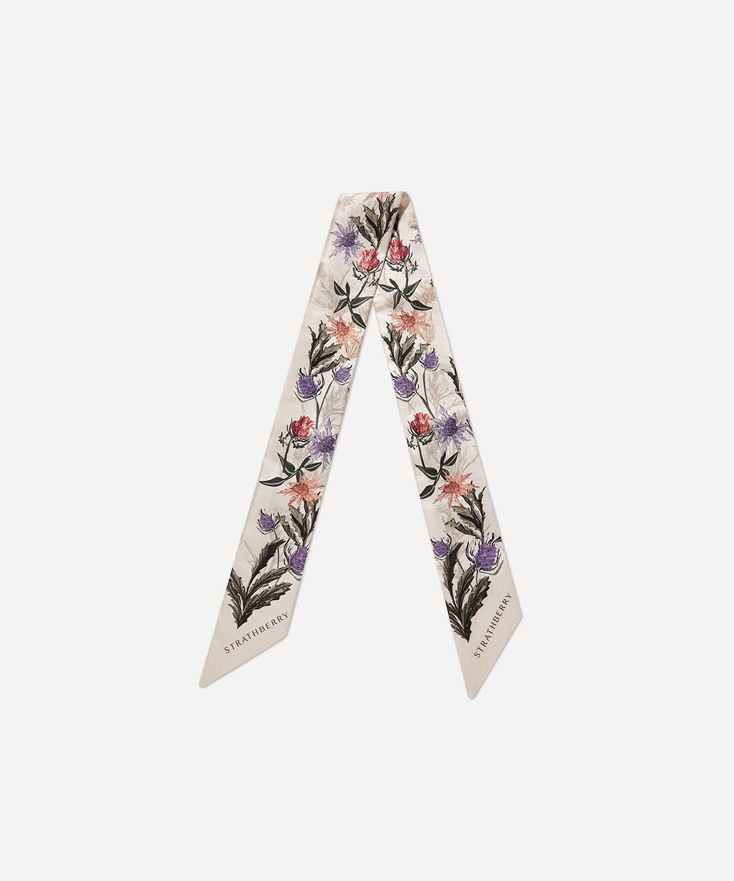 Strathberry - Skinny Silk Scarf image number 2