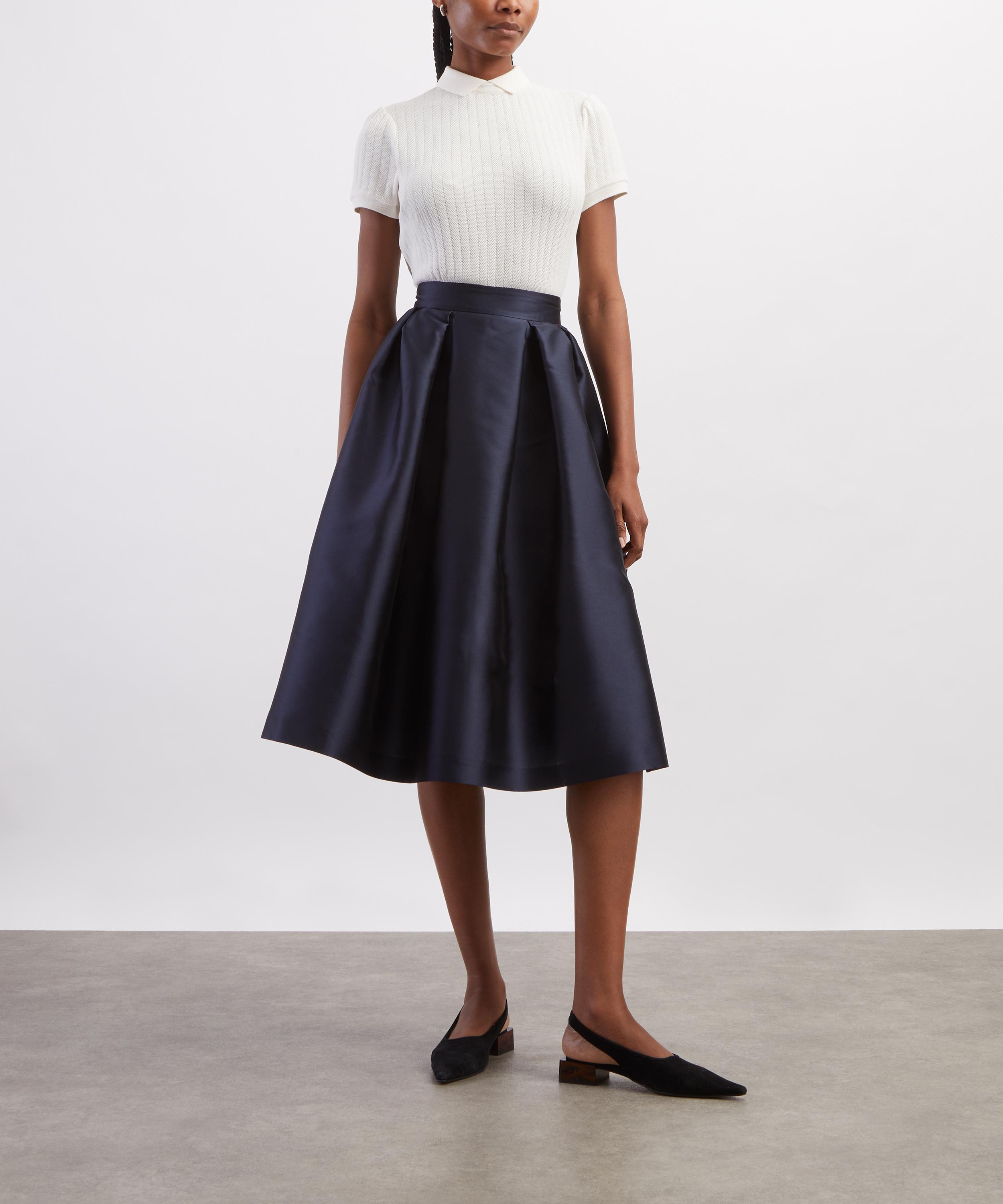 Hurlingham Polo - Hurst Silk Tea Skirt image number 1