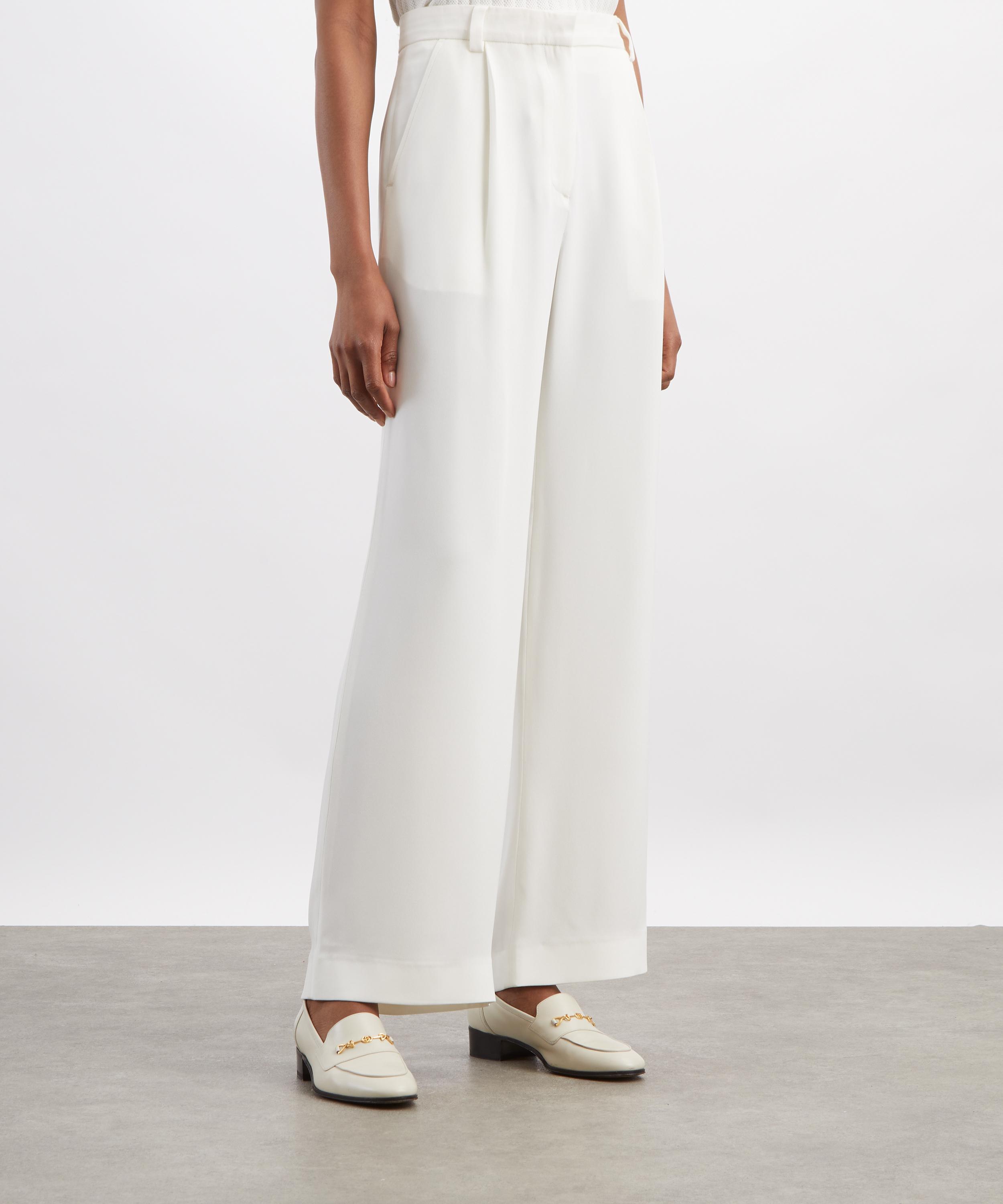 Hurlingham Polo - Malham Wide-Leg Silk Trousers image number 2