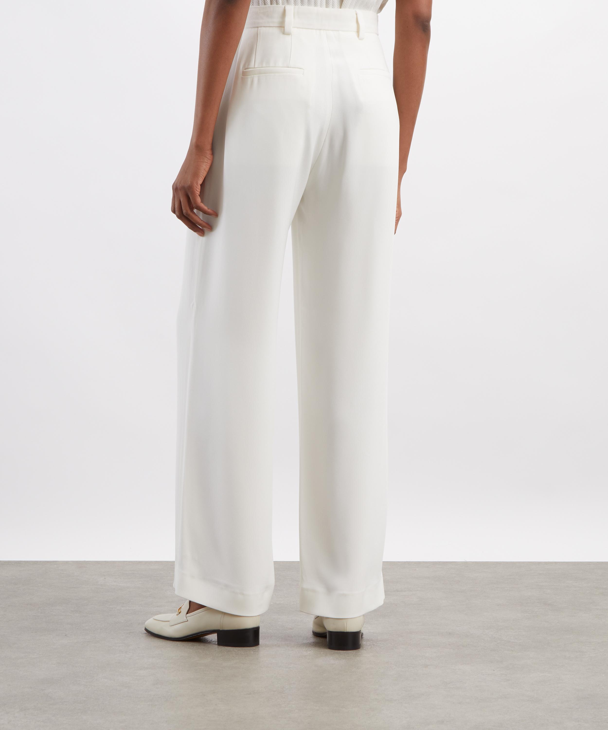 Hurlingham Polo - Malham Wide-Leg Silk Trousers image number 3