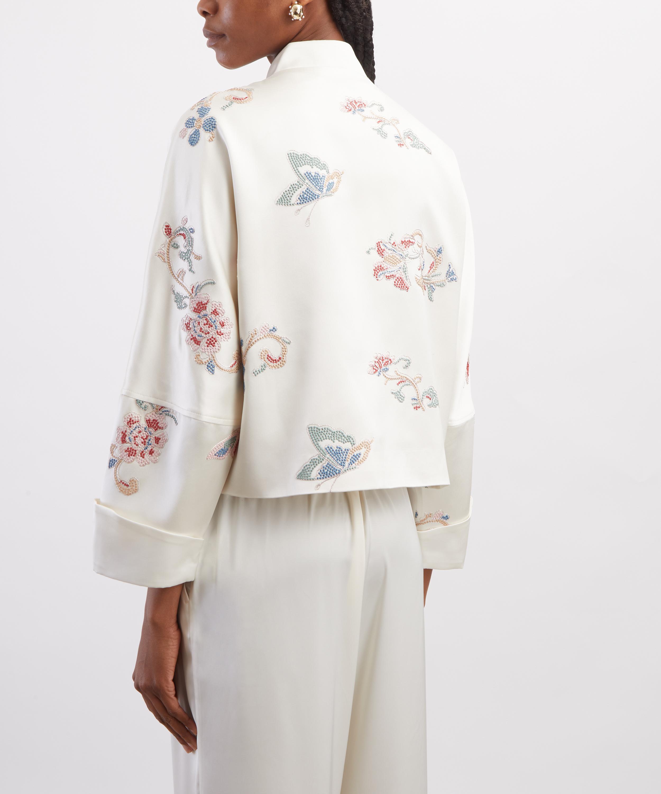 Hurlingham Polo - Ambleside Embroidered Kimono Shirt image number 3