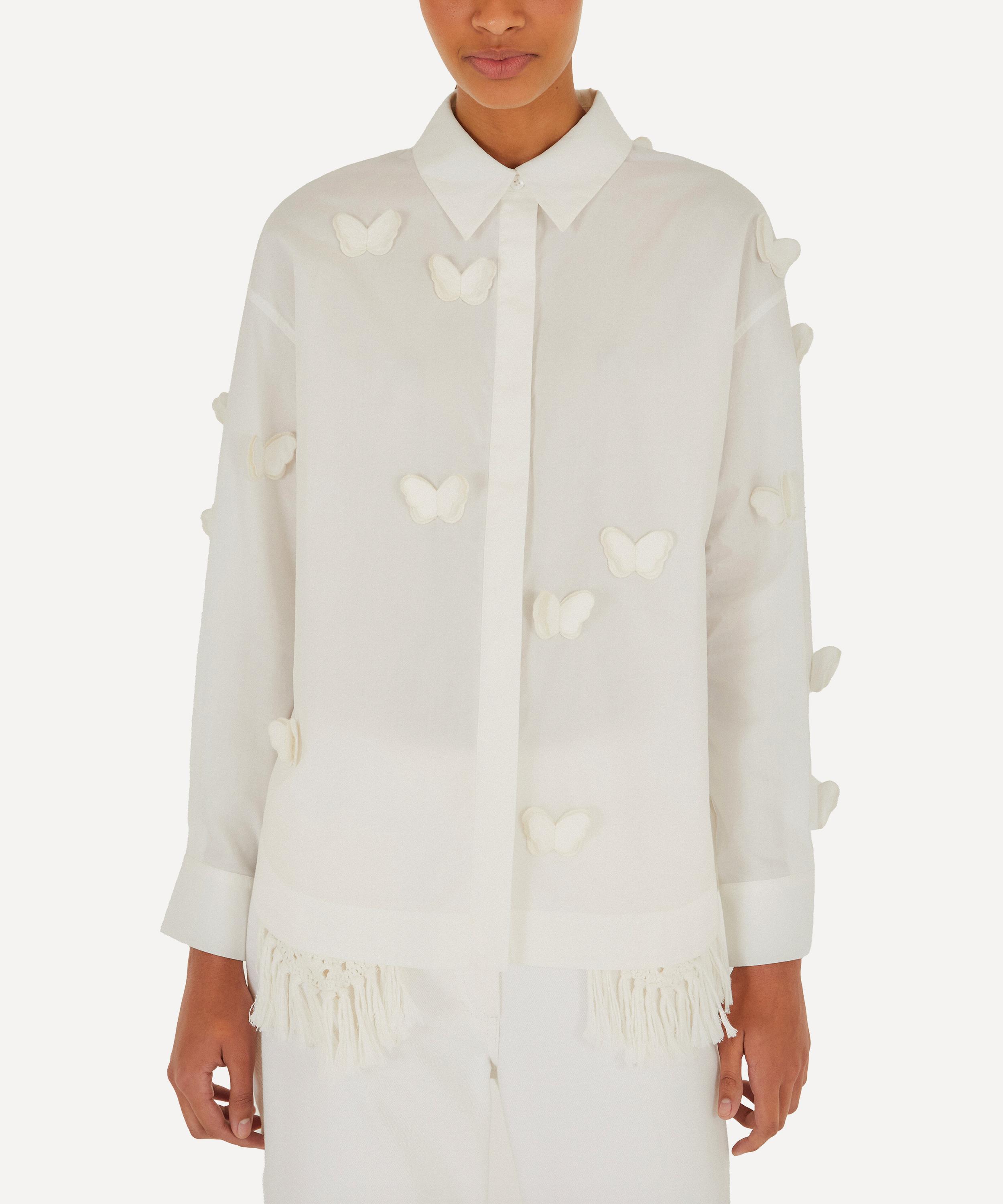 FARM Rio - Off-White Butterflies Blouse