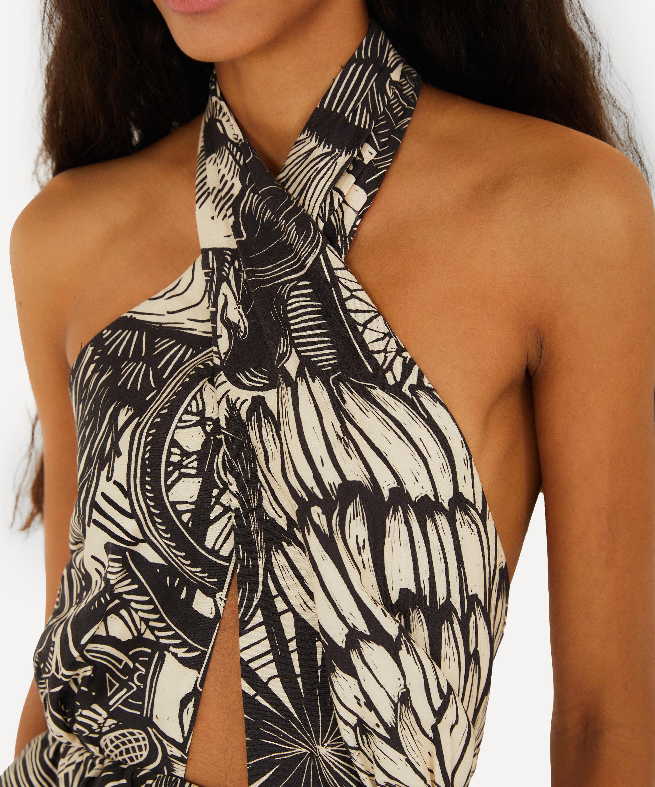 FARM Rio - Sand Tropical Scarf Shirt