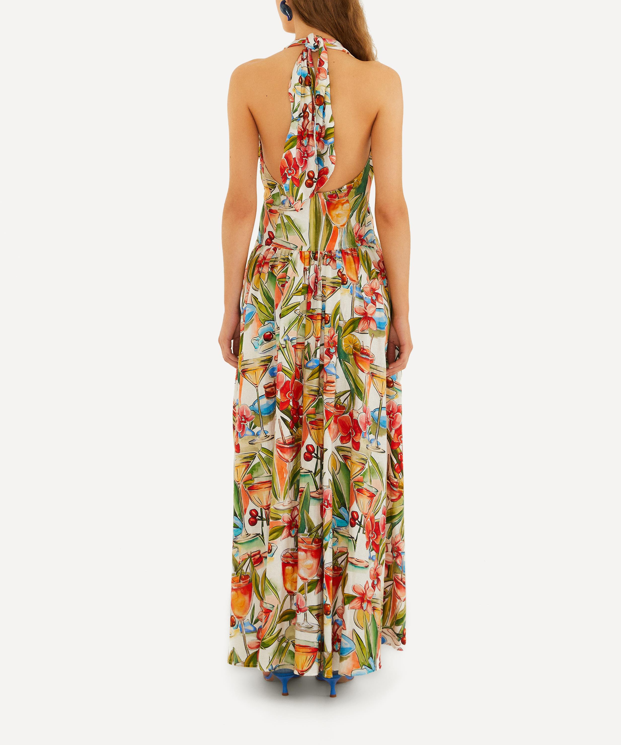 FARM Rio - Off-White Cocktail Maxi Dress image number 1