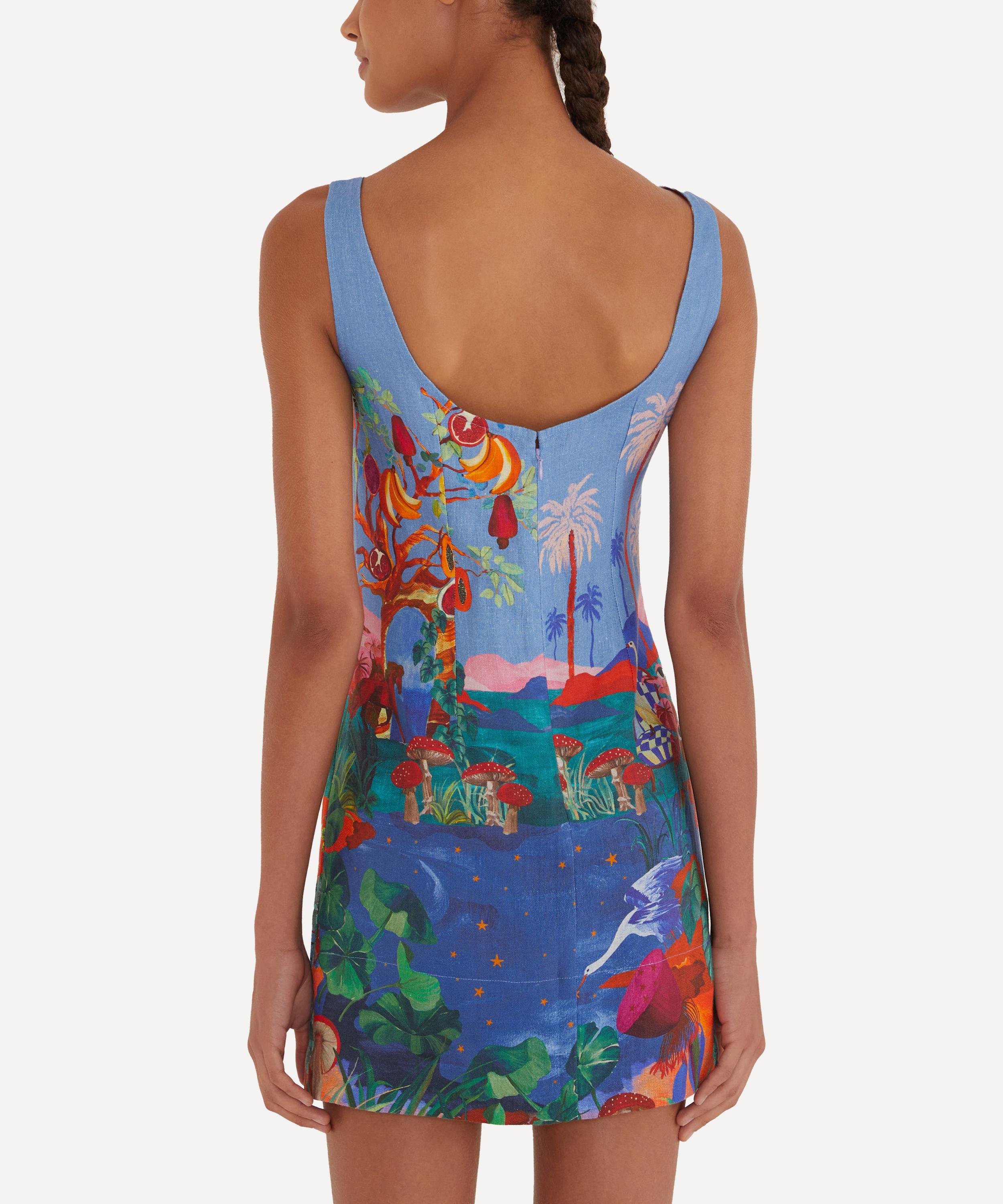 FARM Rio - Dream Landscape Multicolour Mini Dress image number 2