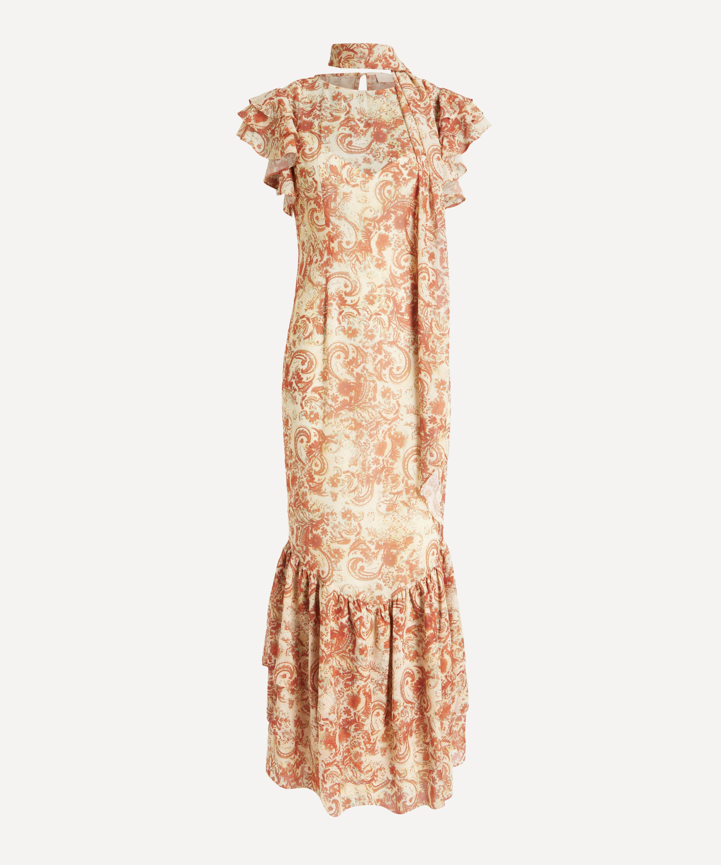 De La Vali - Avalo Chiffon Maxi Dress image number 0