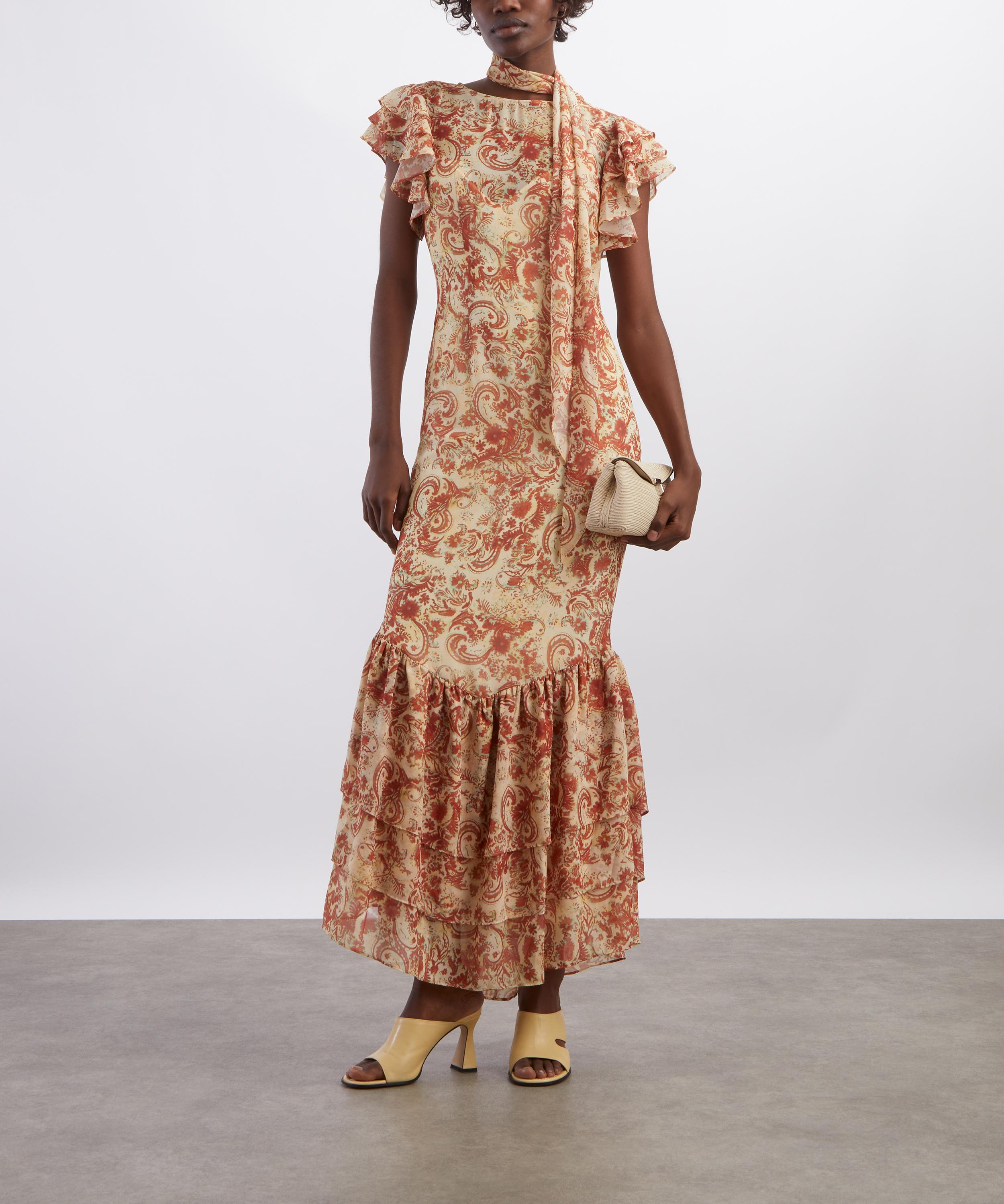 De La Vali - Avalo Chiffon Maxi Dress image number 1