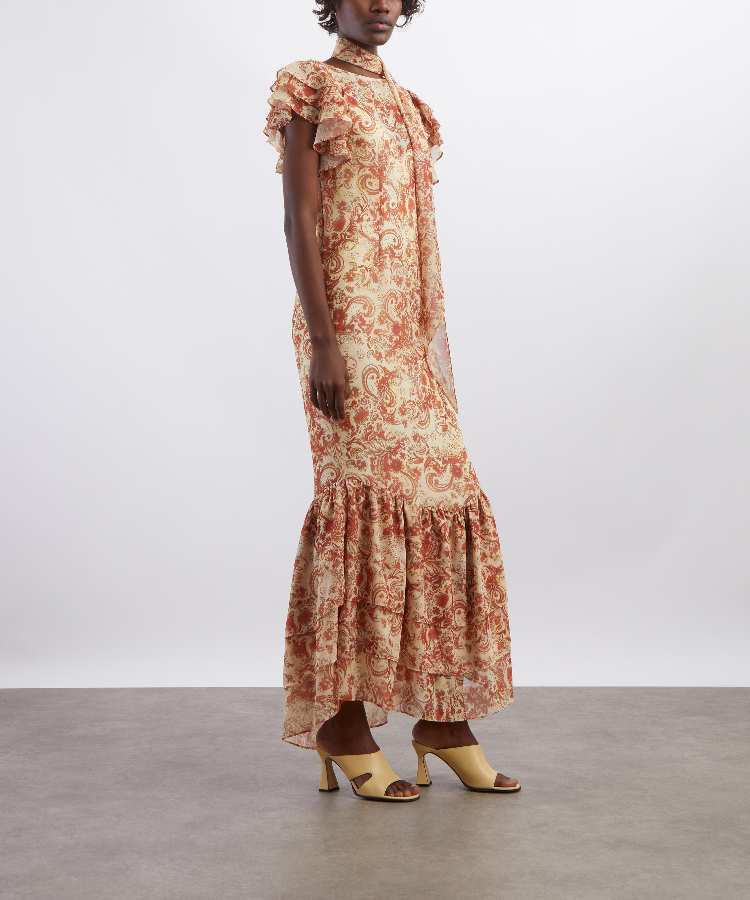 De La Vali - Avalo Chiffon Maxi Dress image number 2