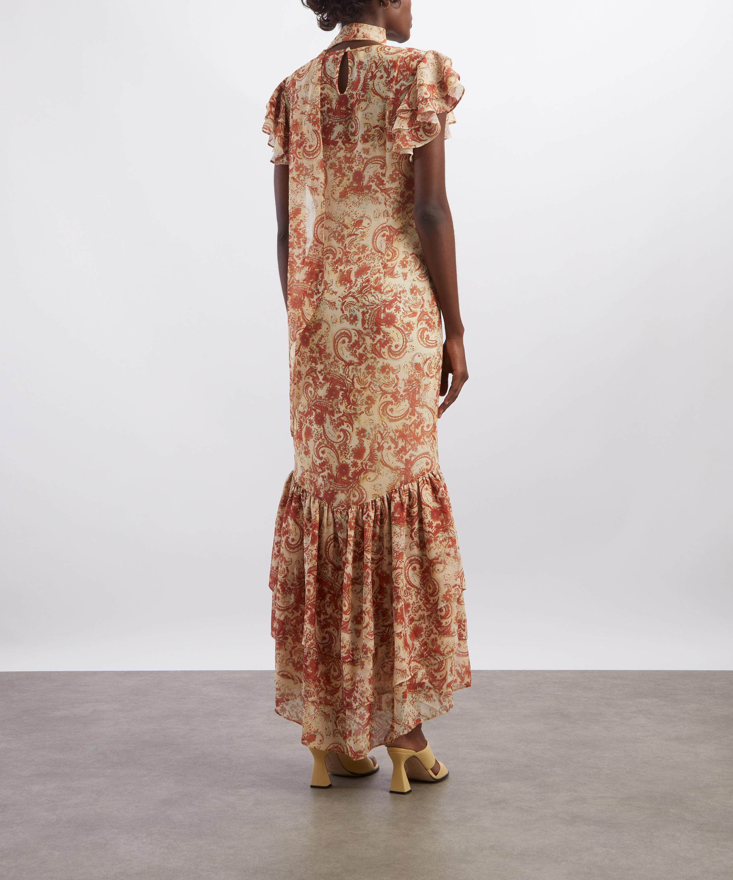 De La Vali - Avalo Chiffon Maxi Dress image number 3
