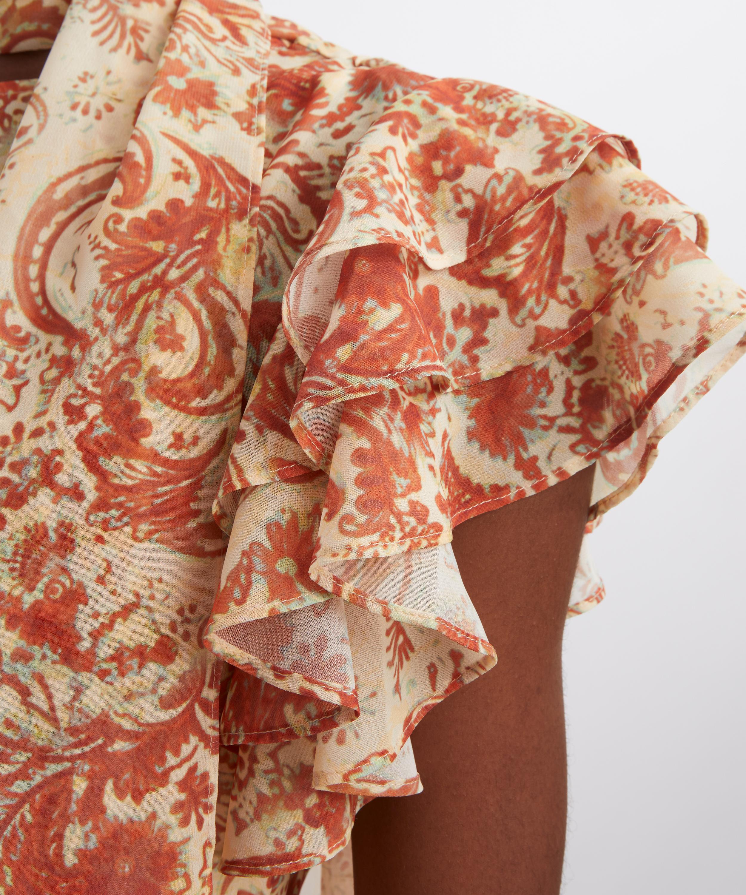 De La Vali - Avalo Chiffon Maxi Dress image number 4