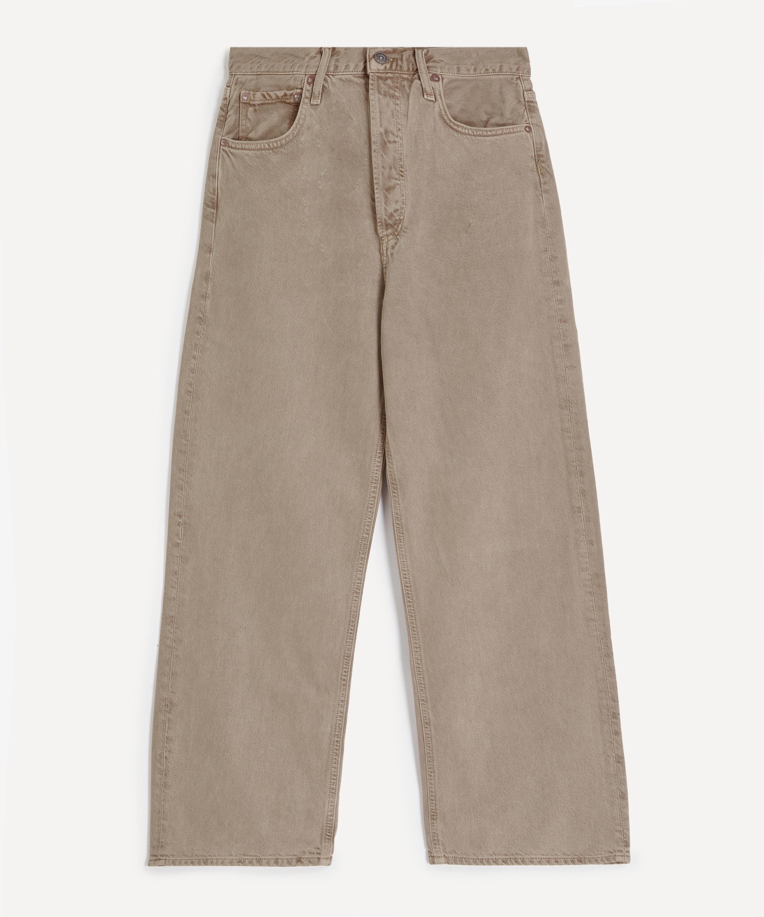 AGOLDE - Ren High-Rise Wide-Leg Jeans in Trail