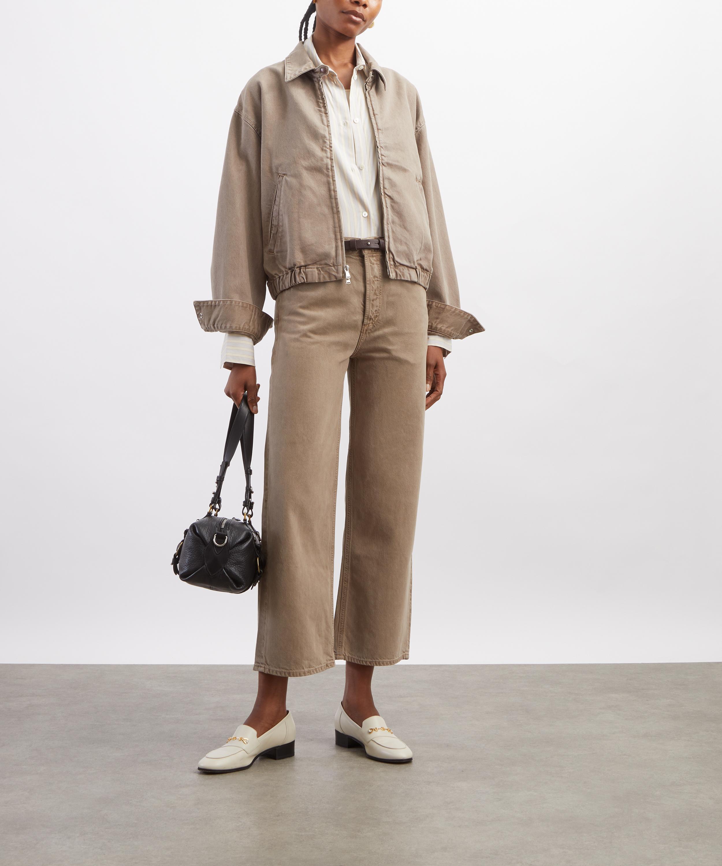 AGOLDE - Ren High-Rise Wide-Leg Jeans in Trail image number 1