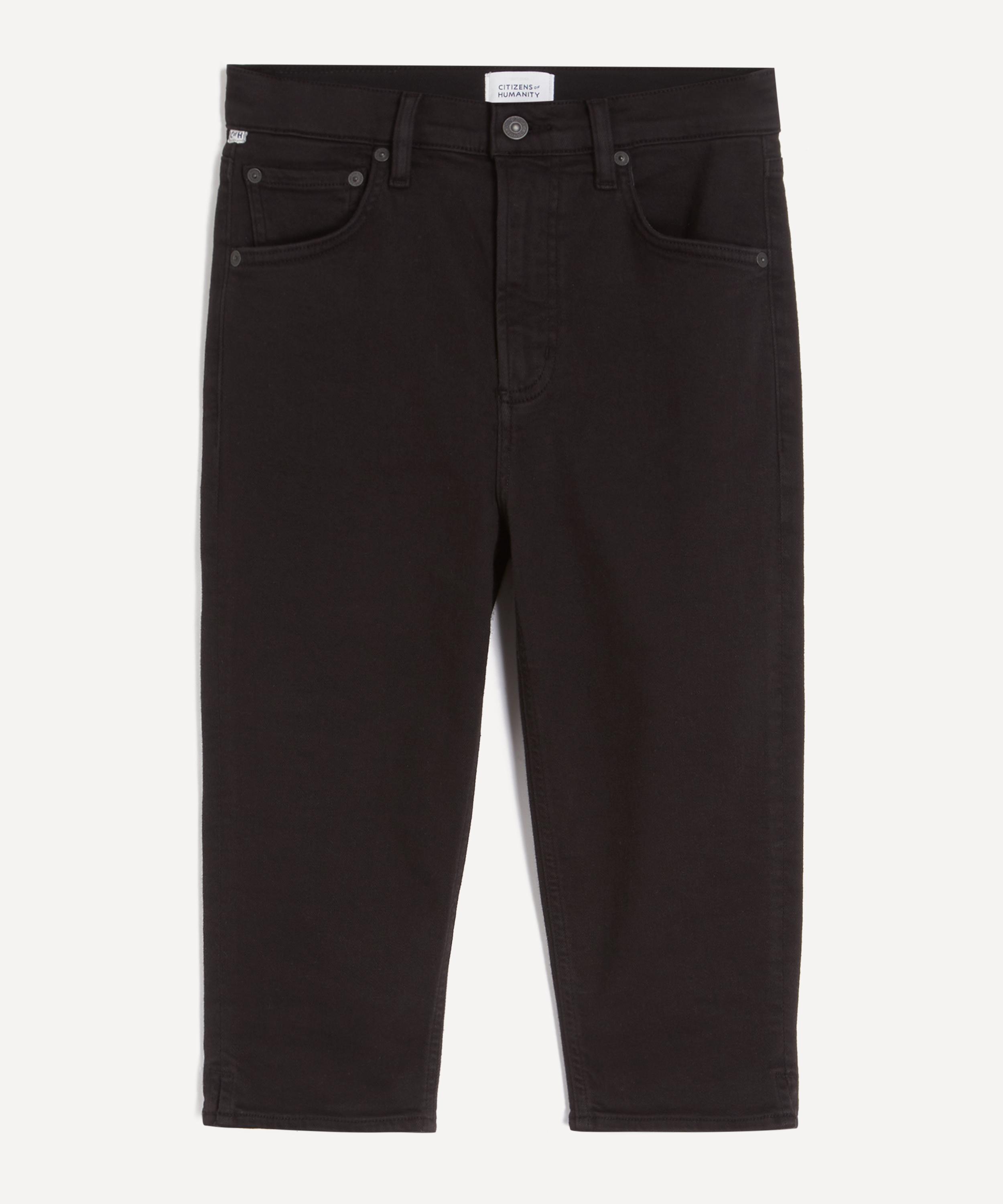 Citizens of Humanity - Devin Denim Capri Jeans in Black&nbsp;