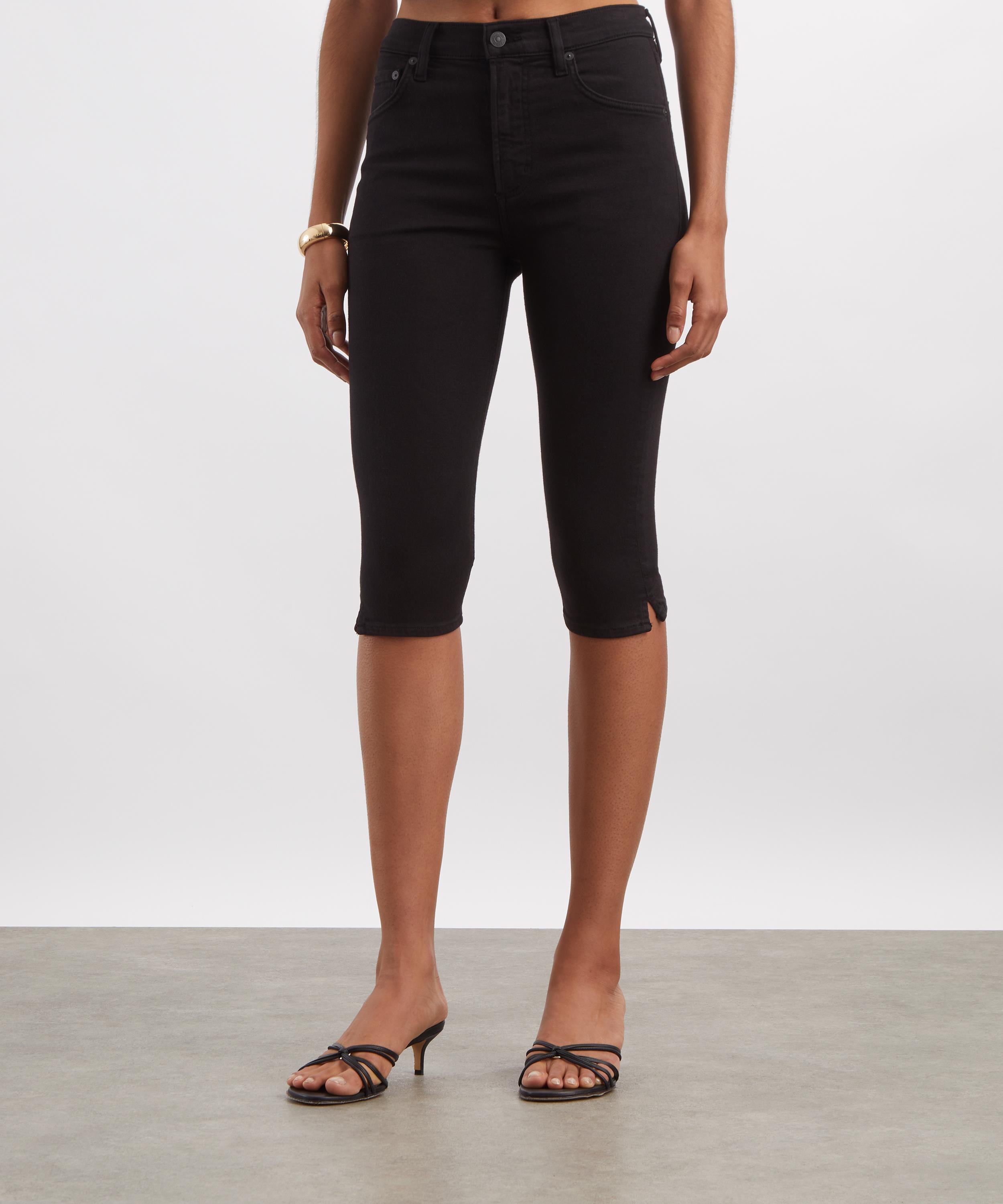 Citizens of Humanity - Devin Denim Capri Jeans in Black&nbsp; image number 2