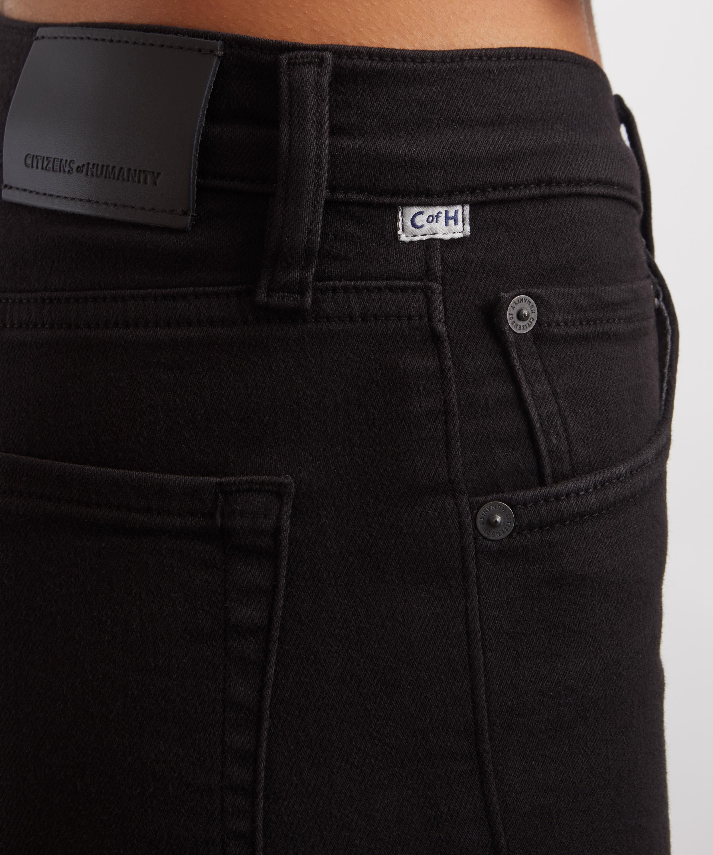 Citizens of Humanity - Devin Denim Capri Jeans in Black&nbsp; image number 4