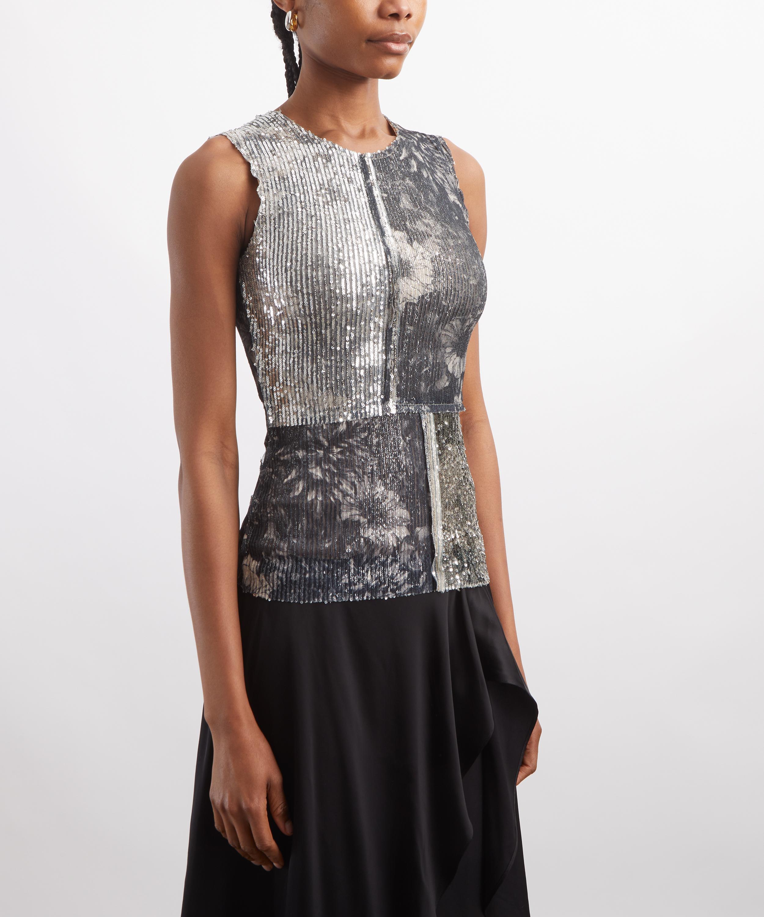 Maison Margiela - Sequin Floral Top image number 2